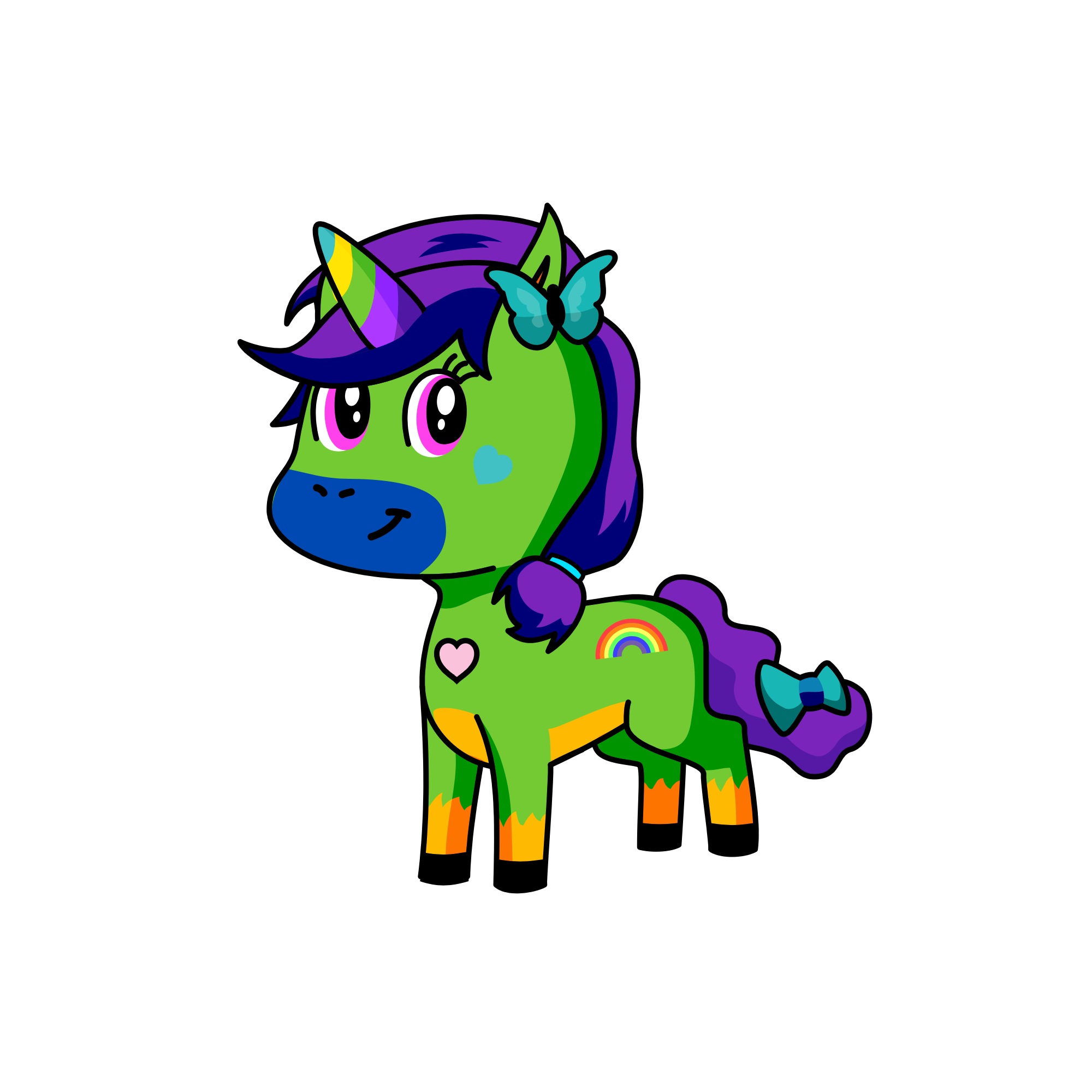 Milly.     MARIE, the unicorn