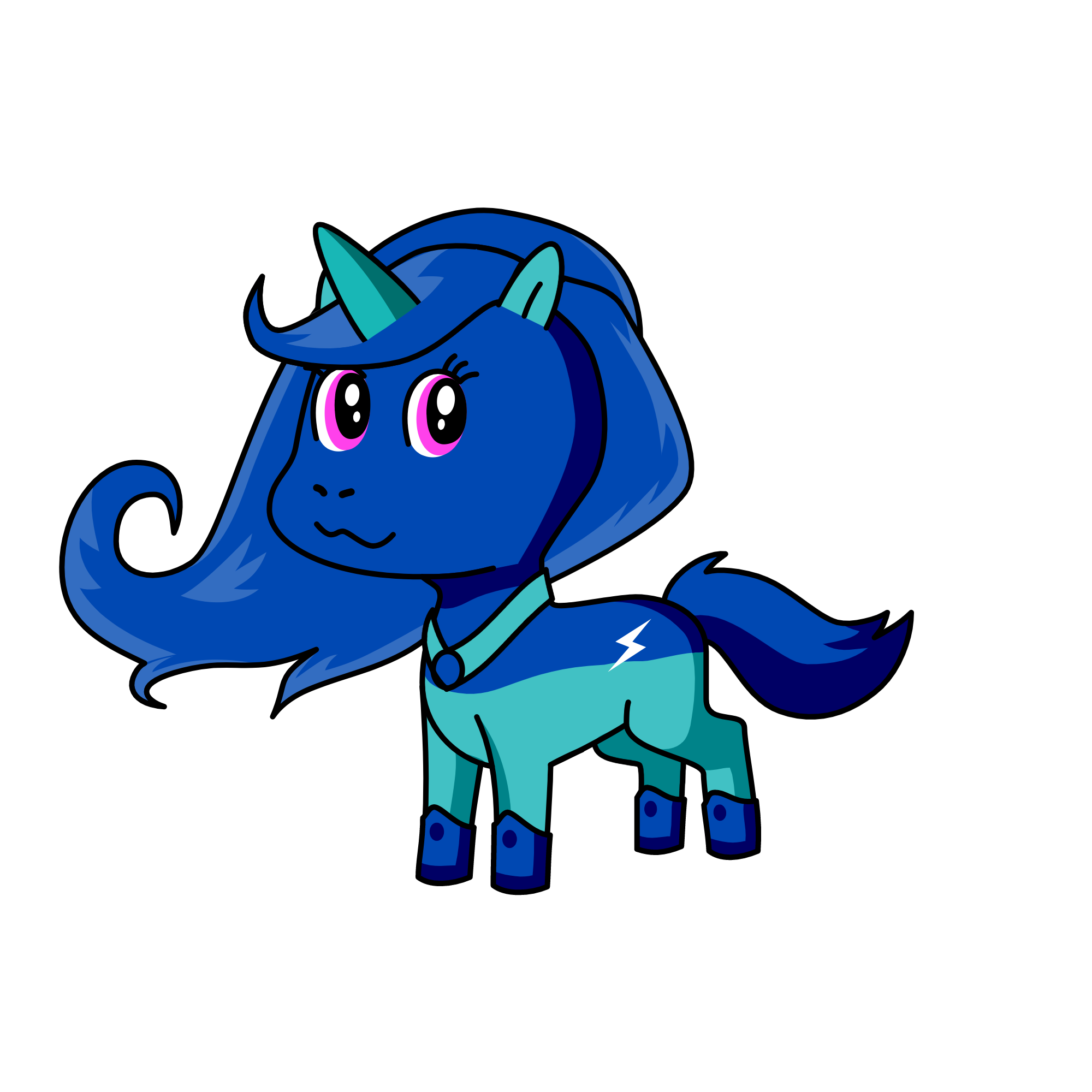 forest ocean, the unicorn