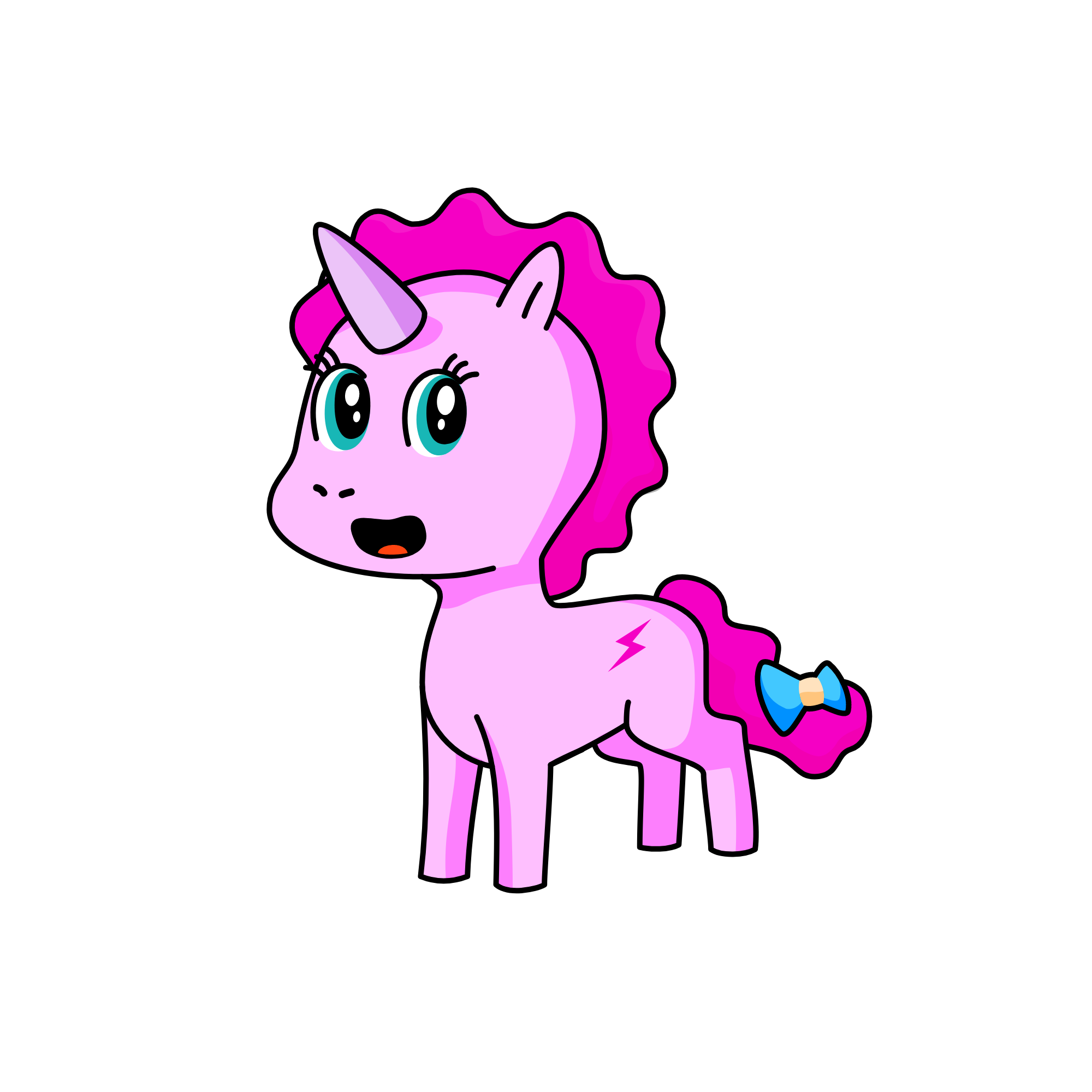 POWER PONY PINKIE PIE, the unicorn