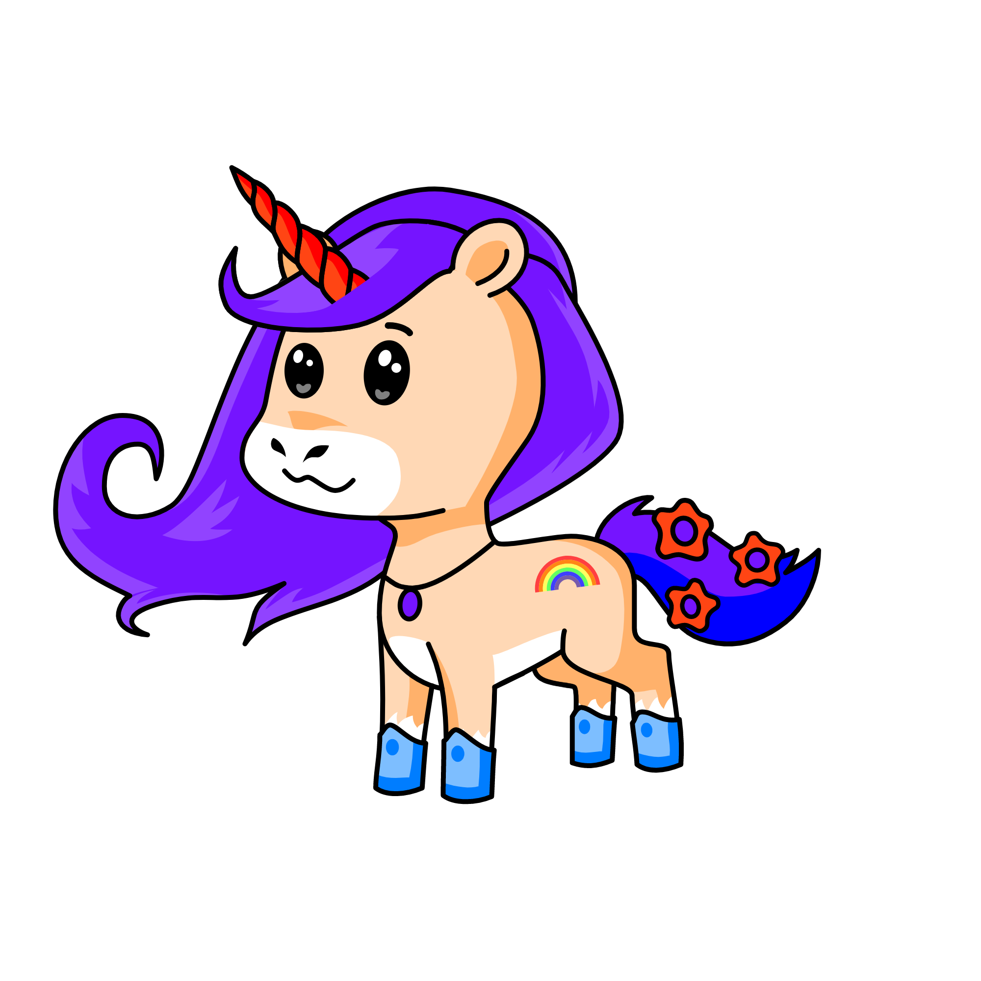 Ice Power Cutie, the unicorn