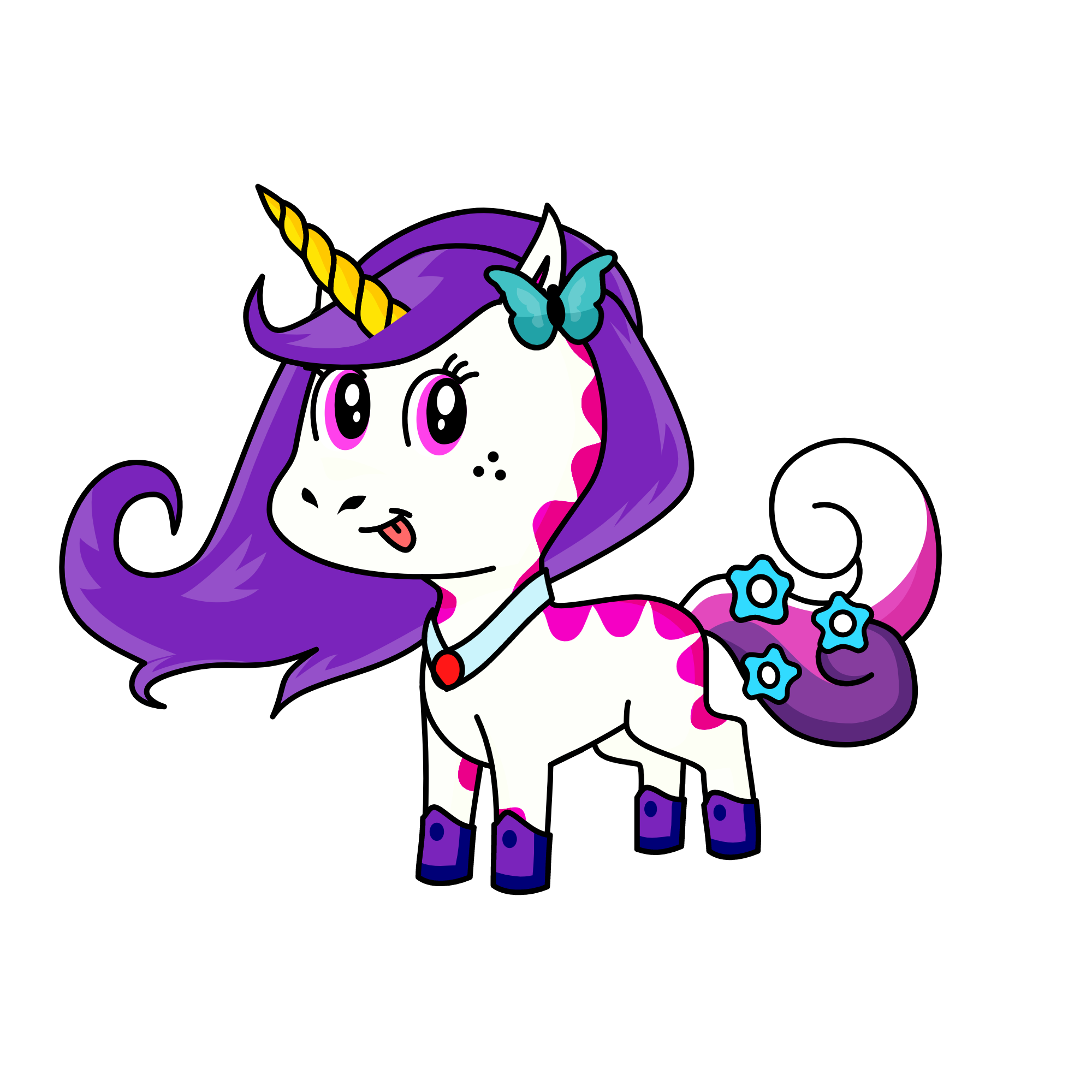 Miss Lot, the unicorn