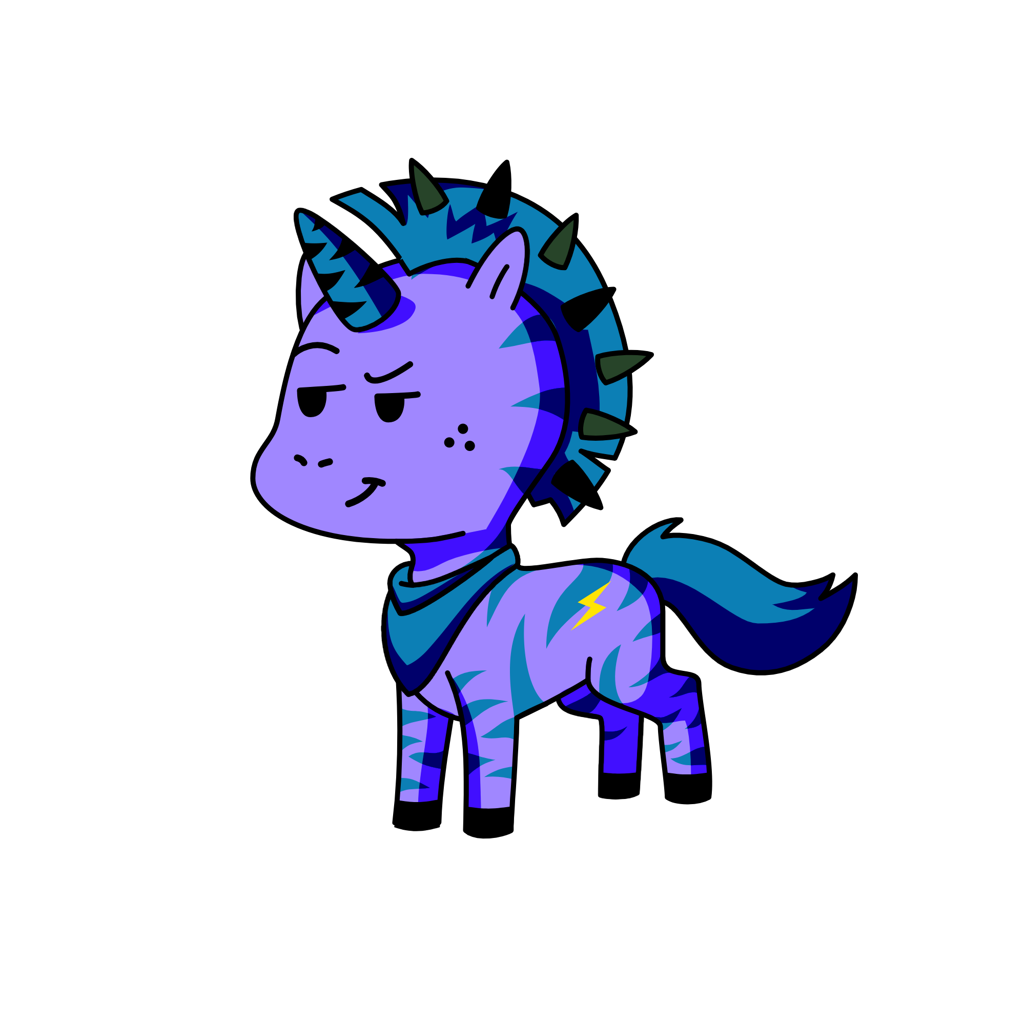 Fulger, the unicorn