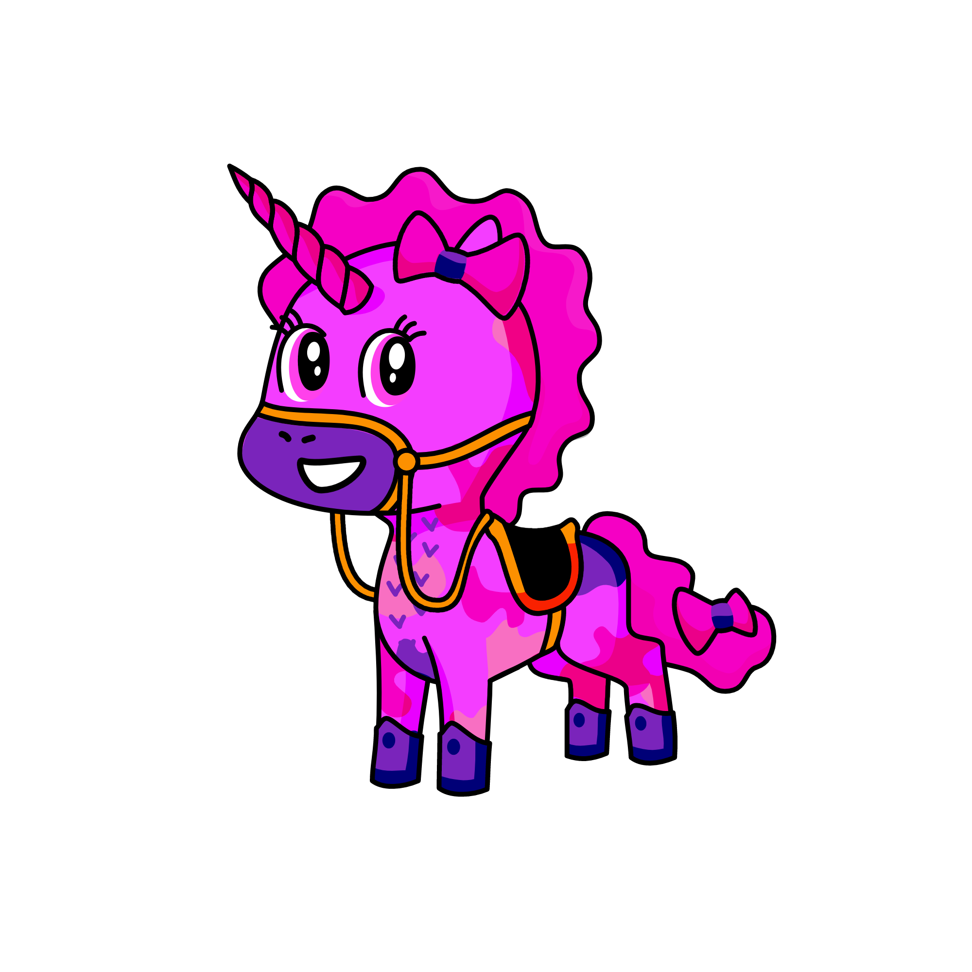 Sparkely, the unicorn