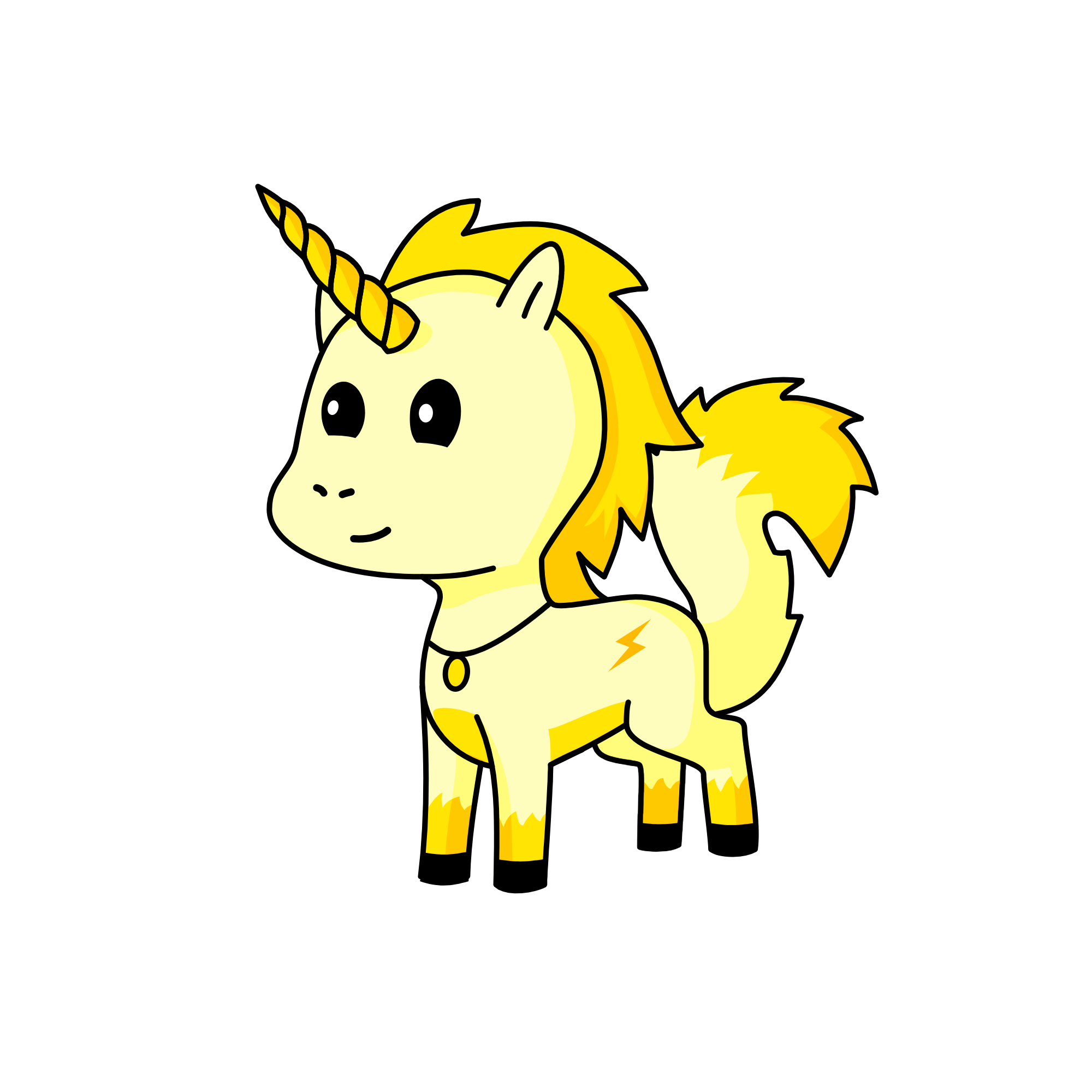 lightning, the unicorn