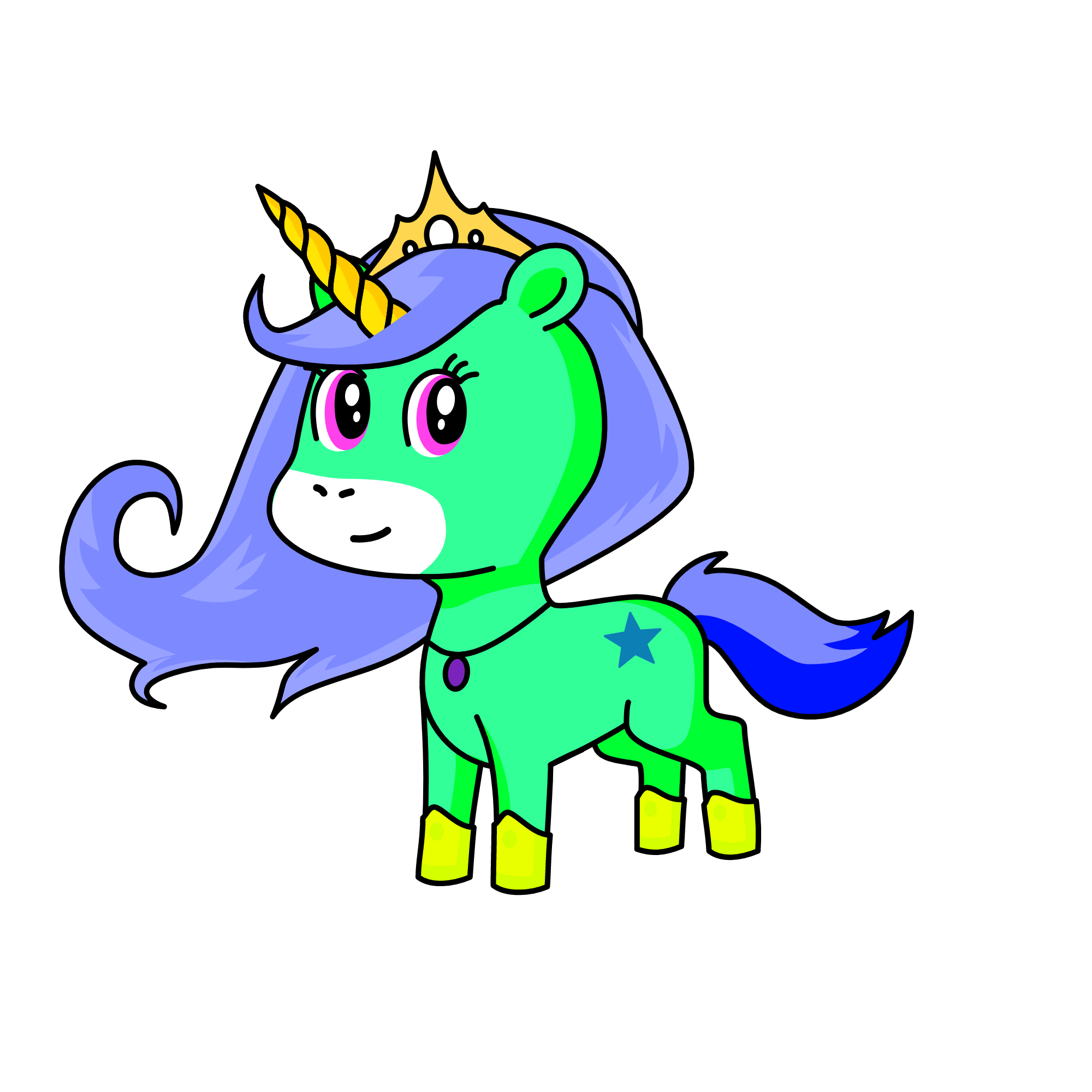 Jelly Belly, the unicorn
