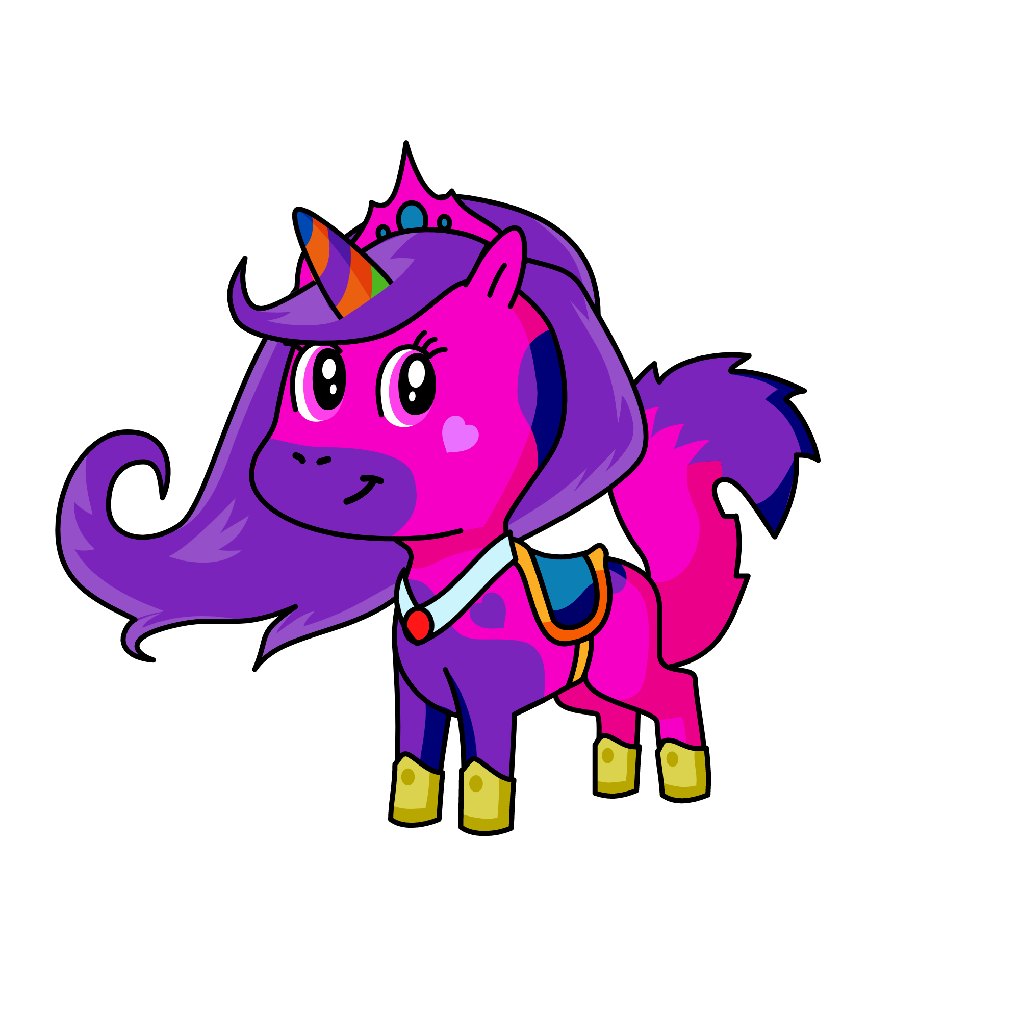 Midnight, the unicorn