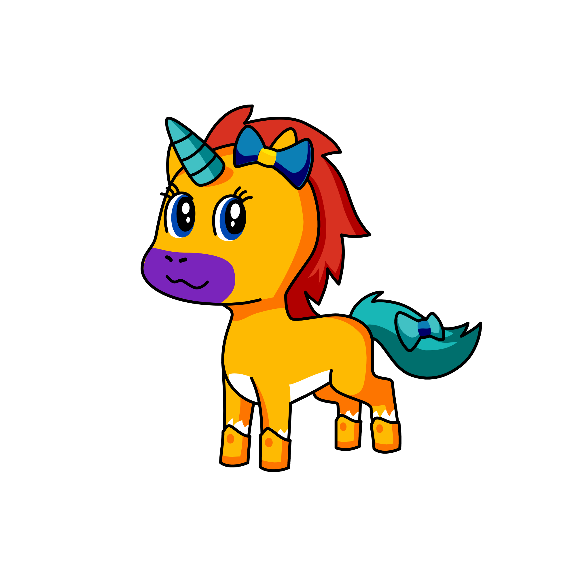 bhdfte537jn4i, the unicorn