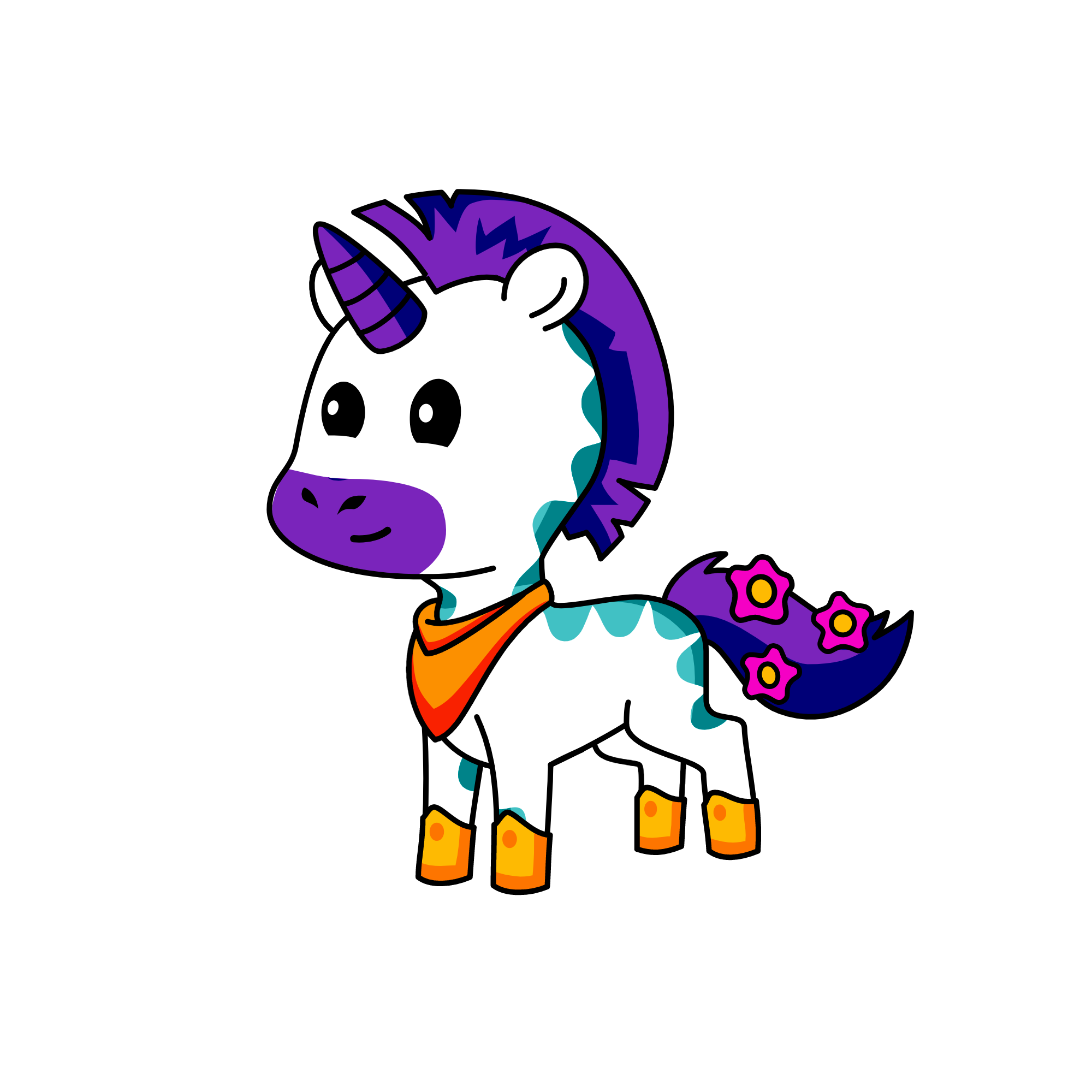 ALBINA, the unicorn