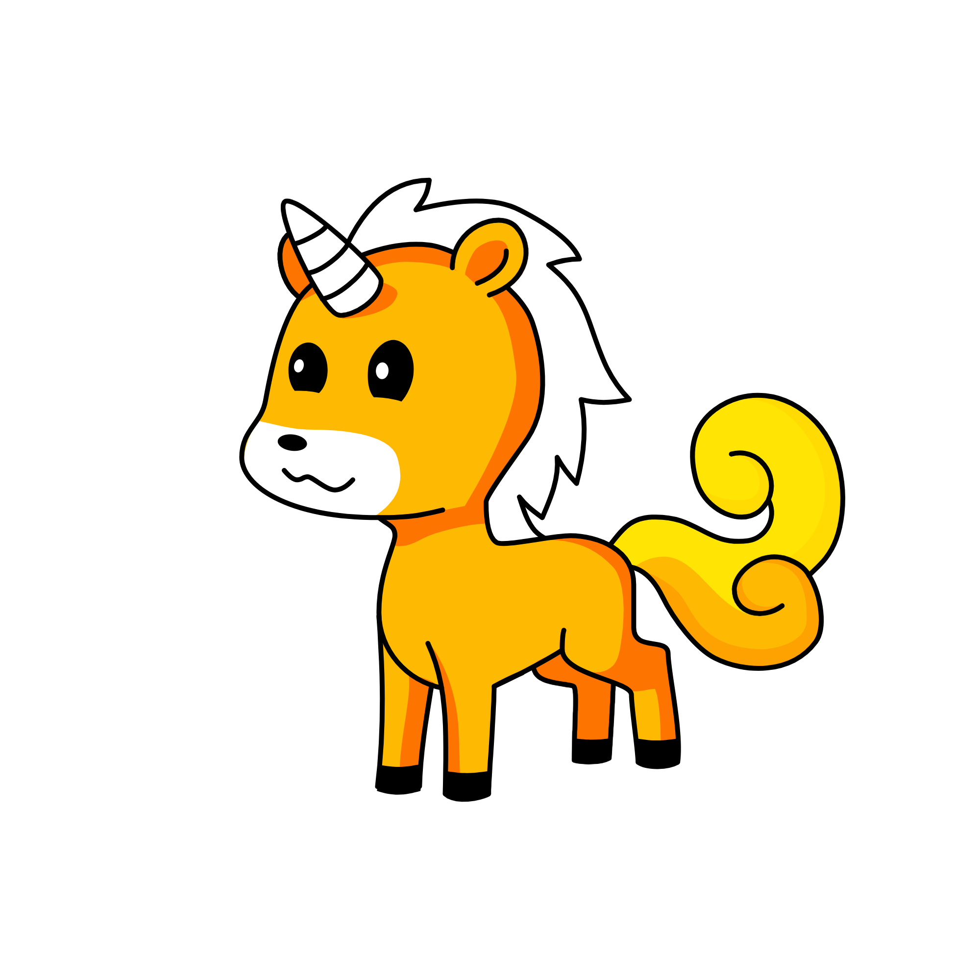 Whithe Hair, the unicorn