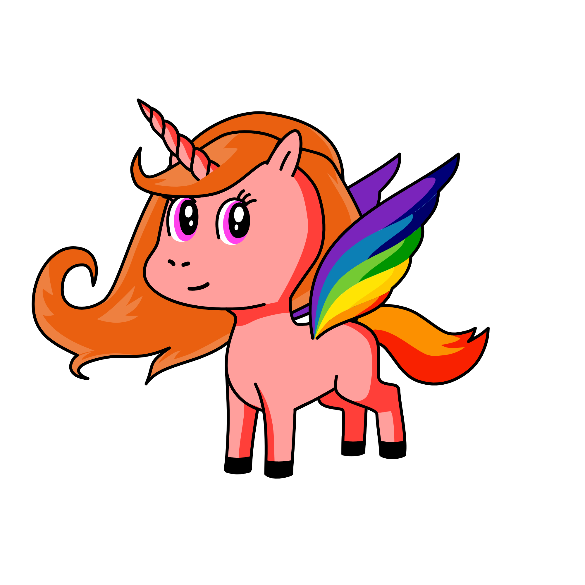 peach forest, the unicorn