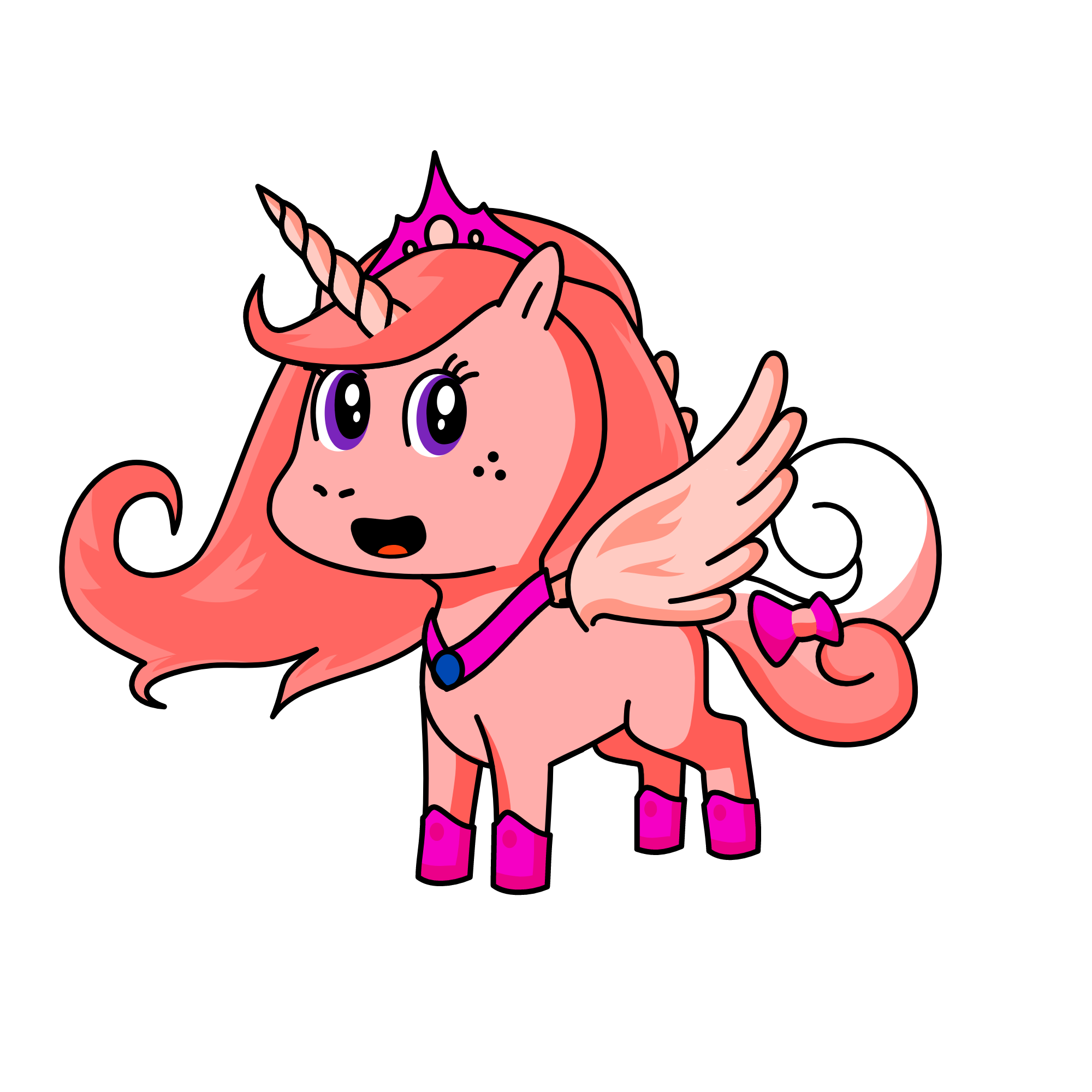 Princess of Pink!, the unicorn