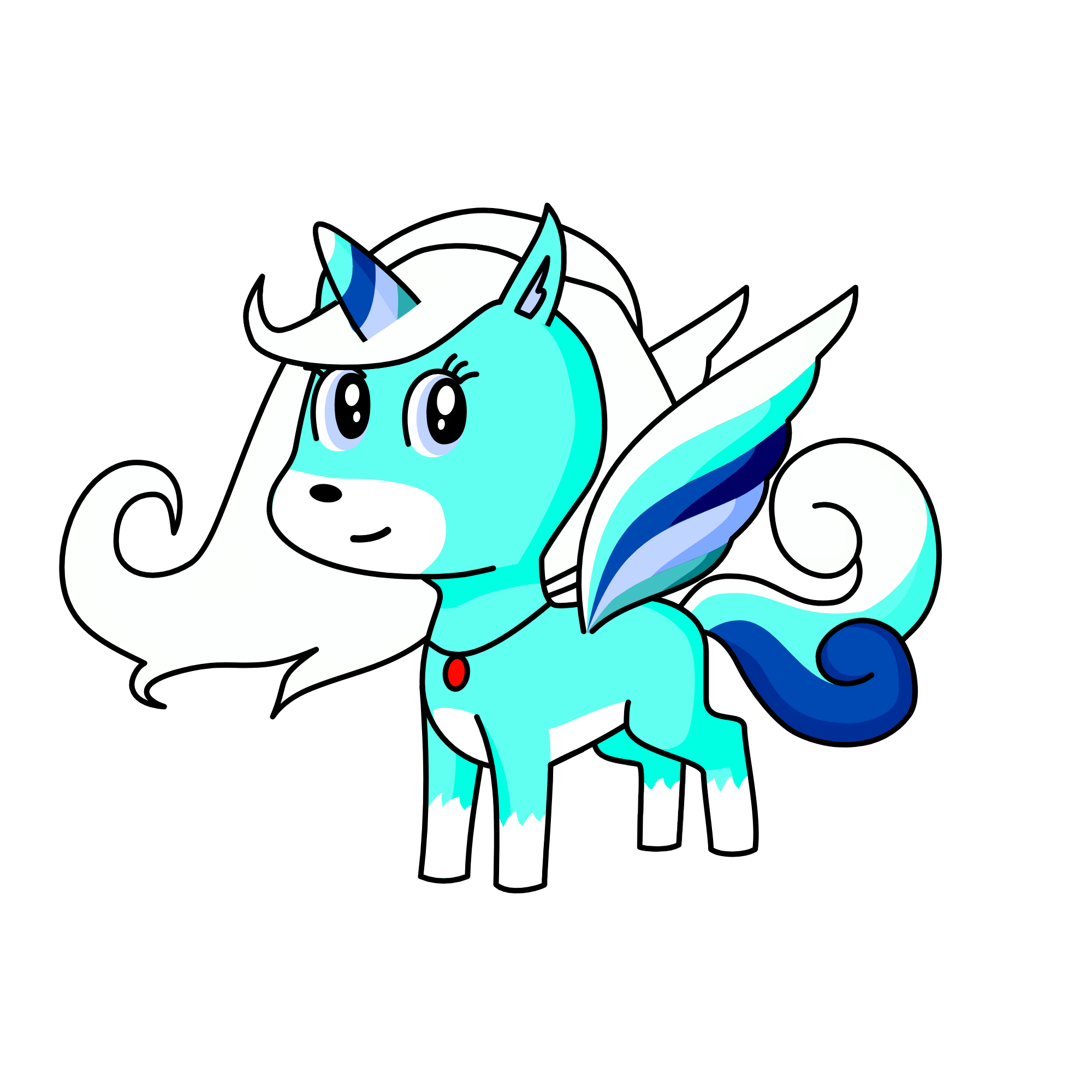 Candy, the unicorn