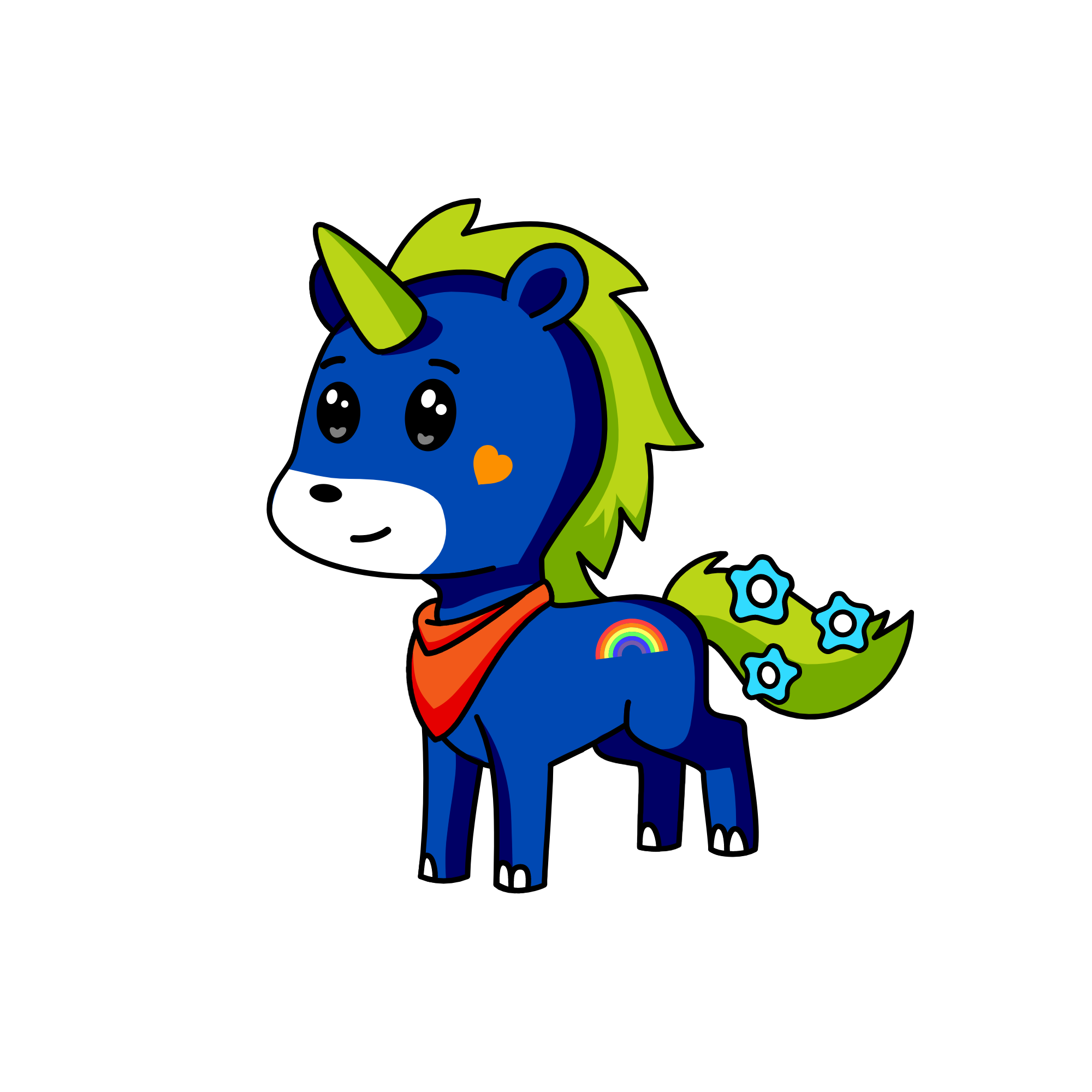 Pszytulas, the unicorn