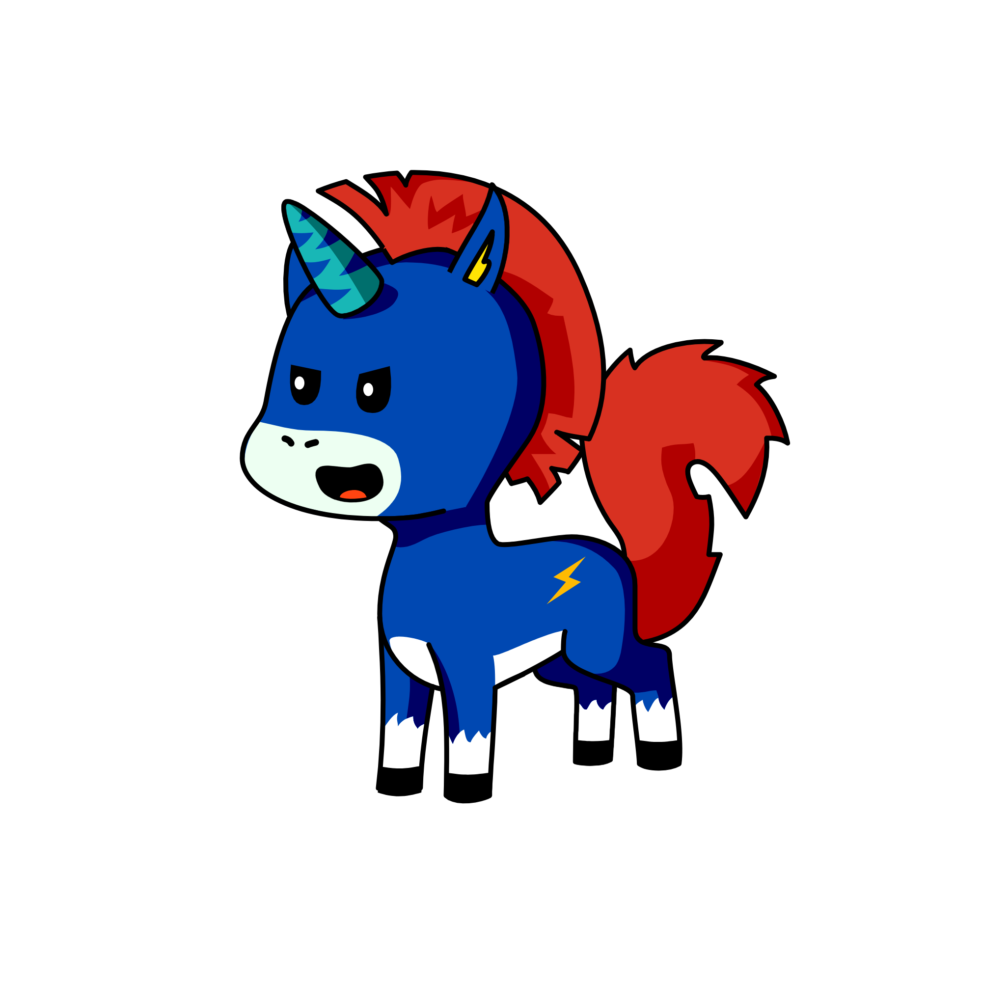 EL CVALLERO, the unicorn
