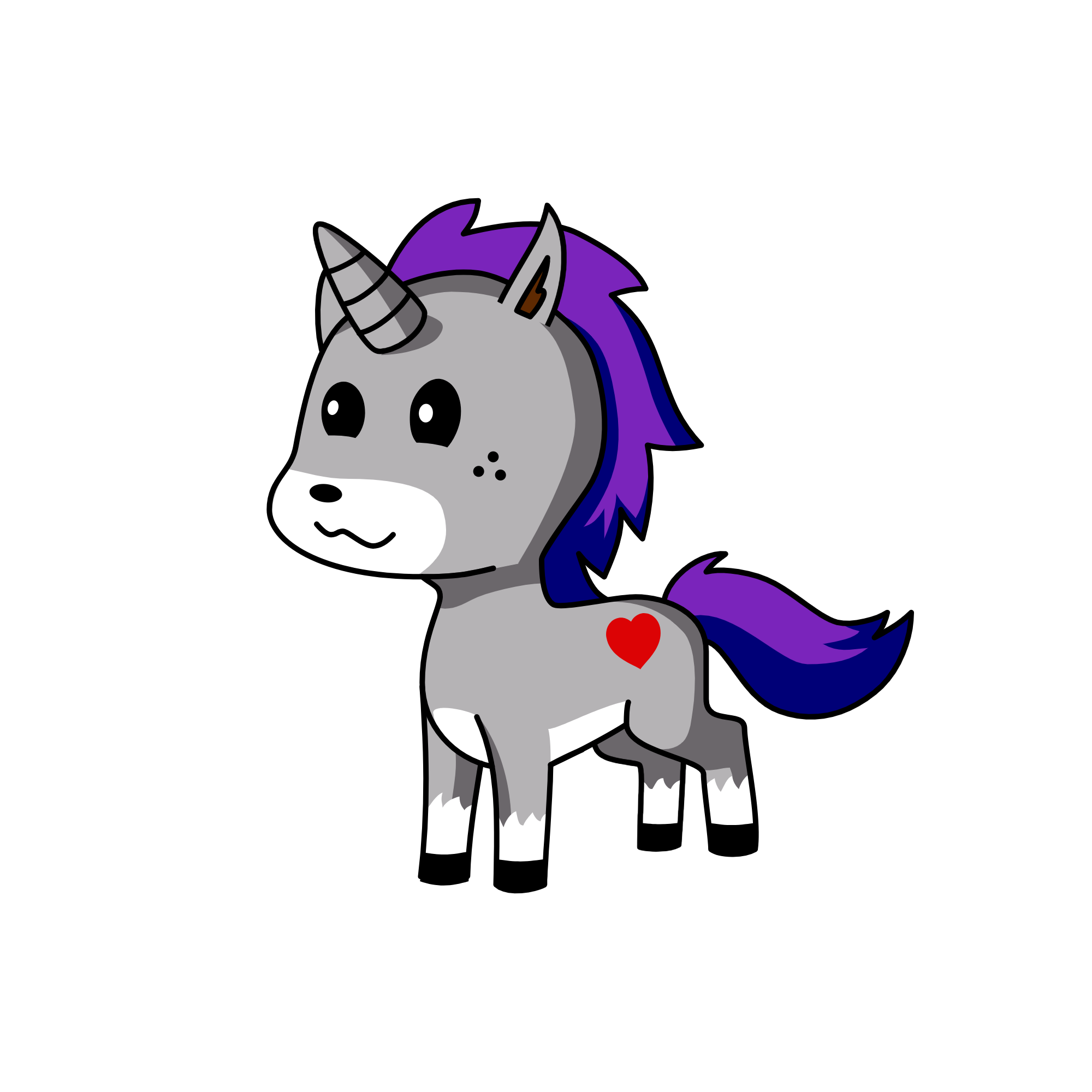hybird's dad, the unicorn