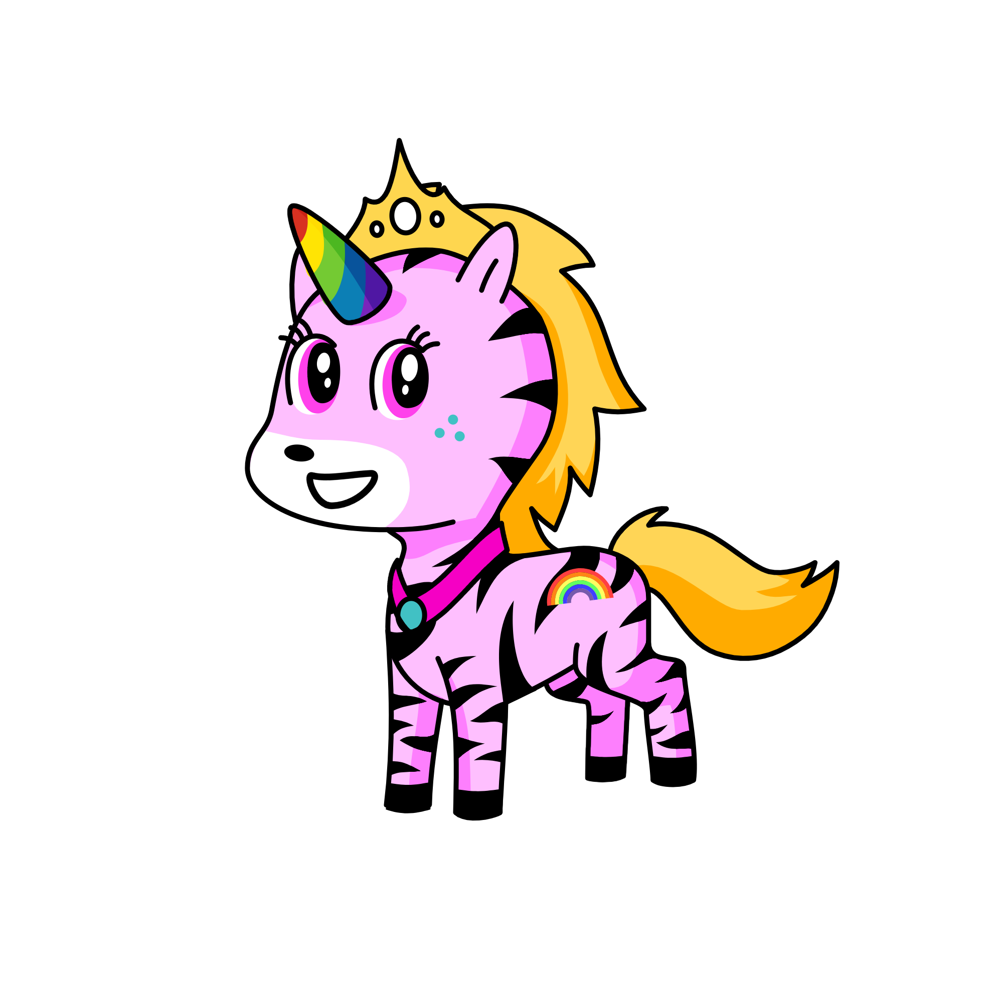 uncorn cake, the unicorn