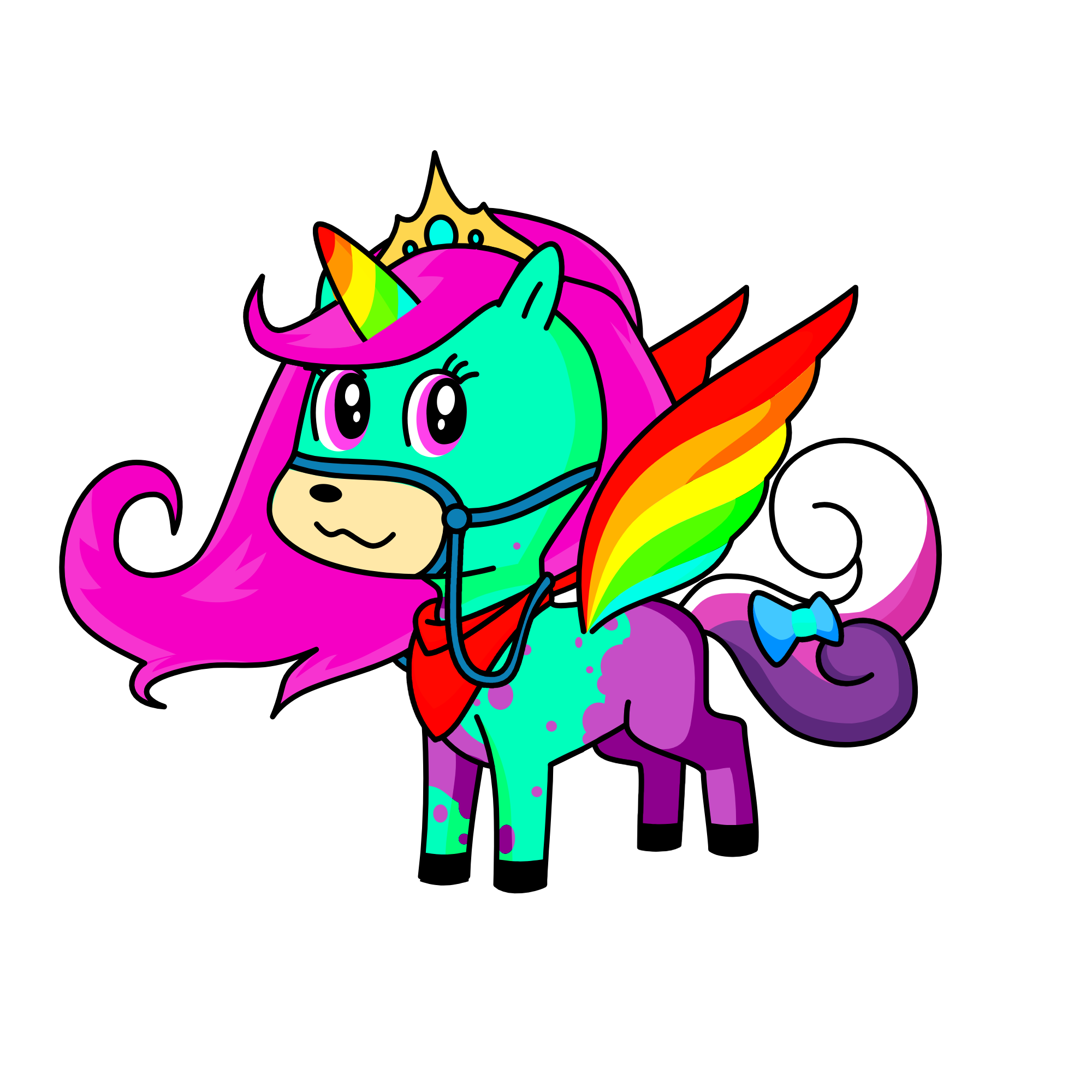 rainbow, the unicorn