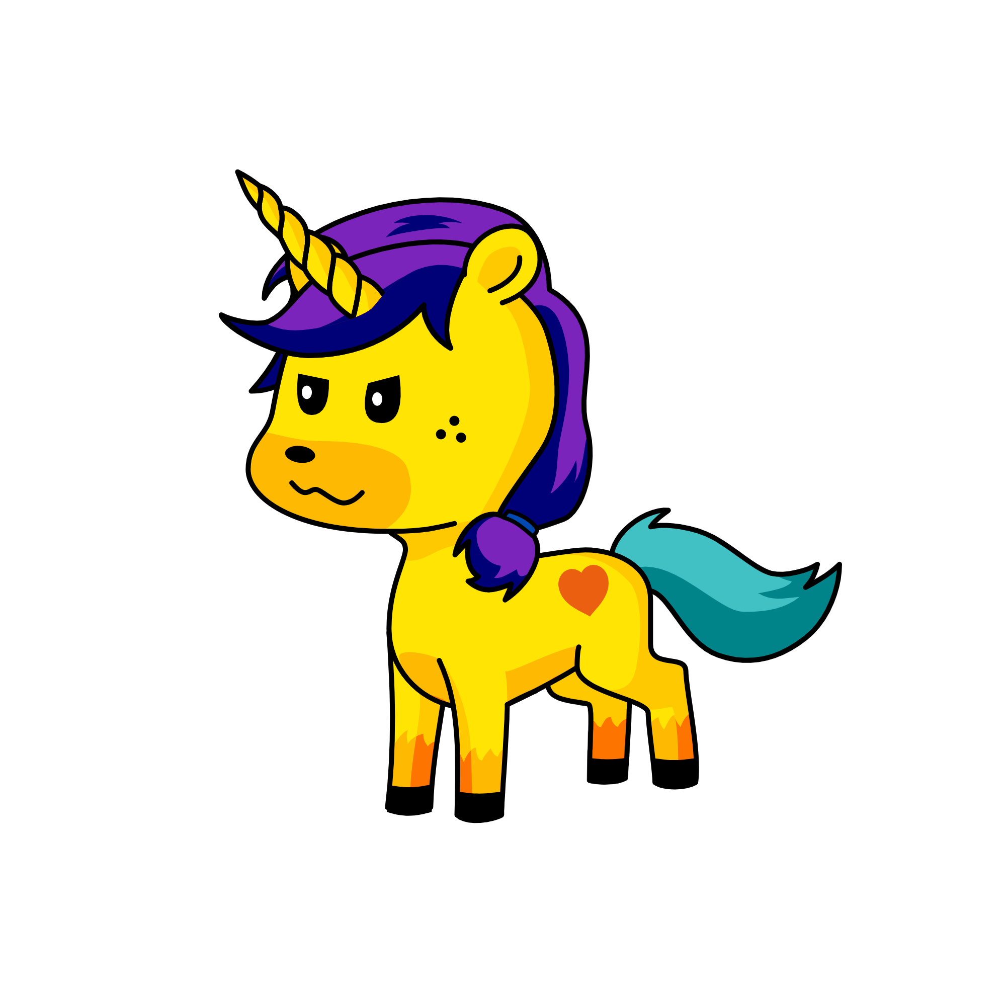 mad hatter, the unicorn