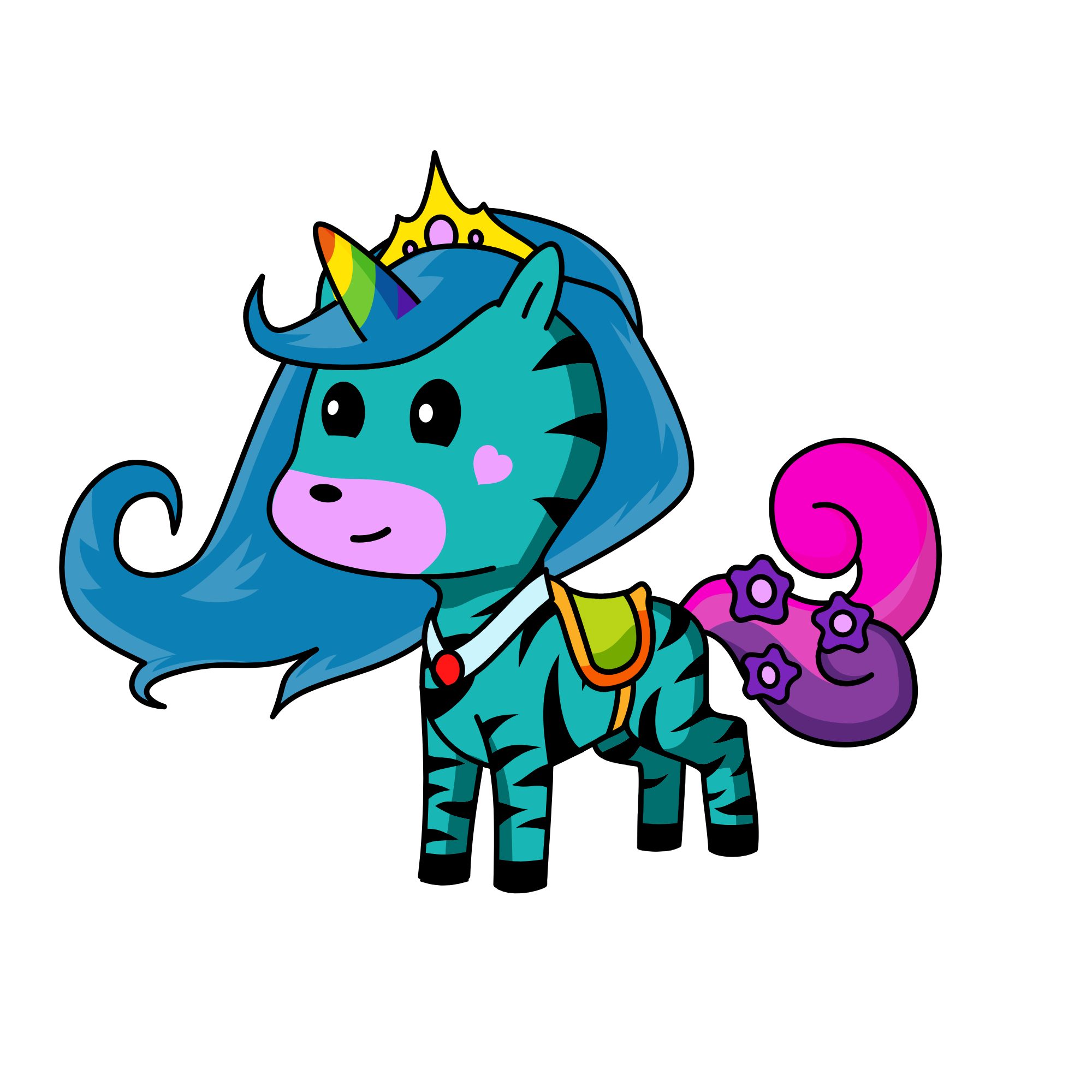 Candy, the unicorn