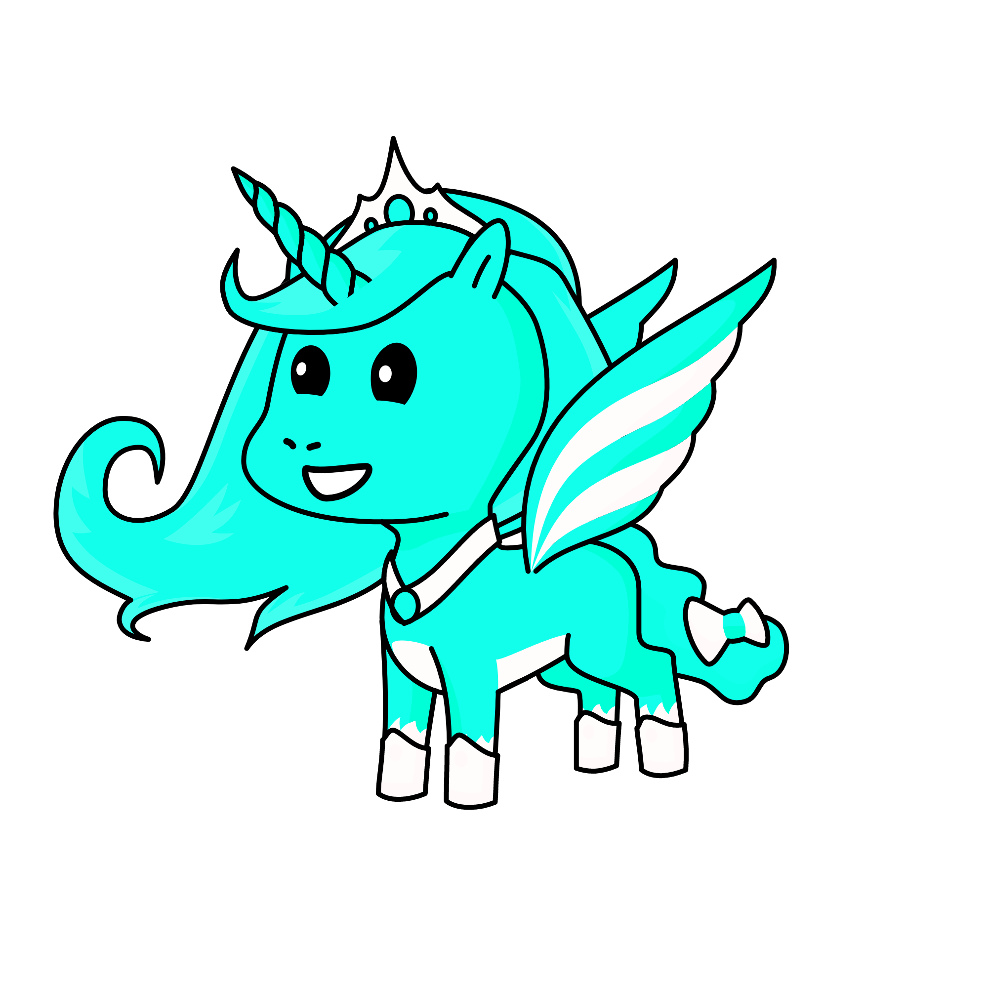 Sky, the unicorn