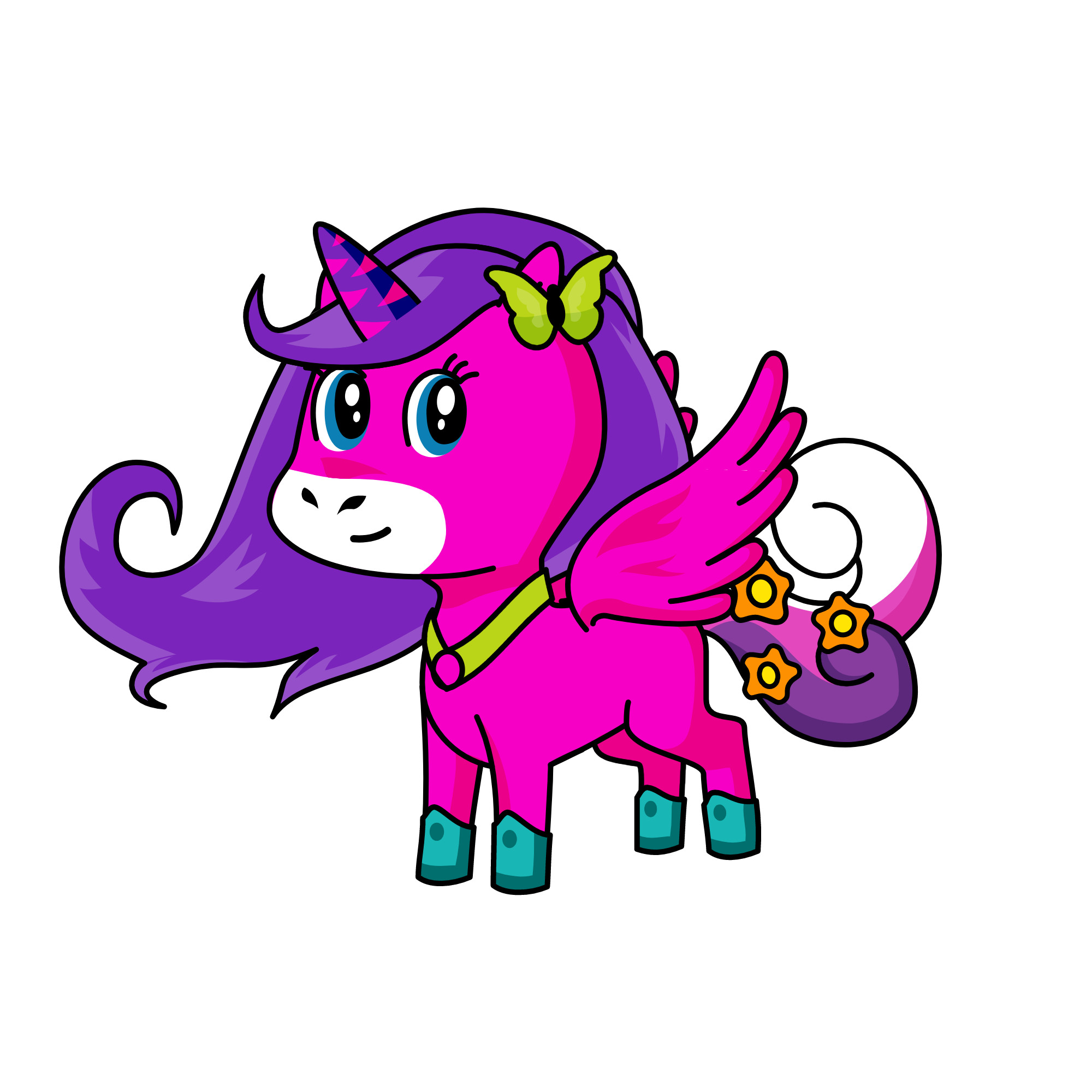 pinkie pie, the unicorn