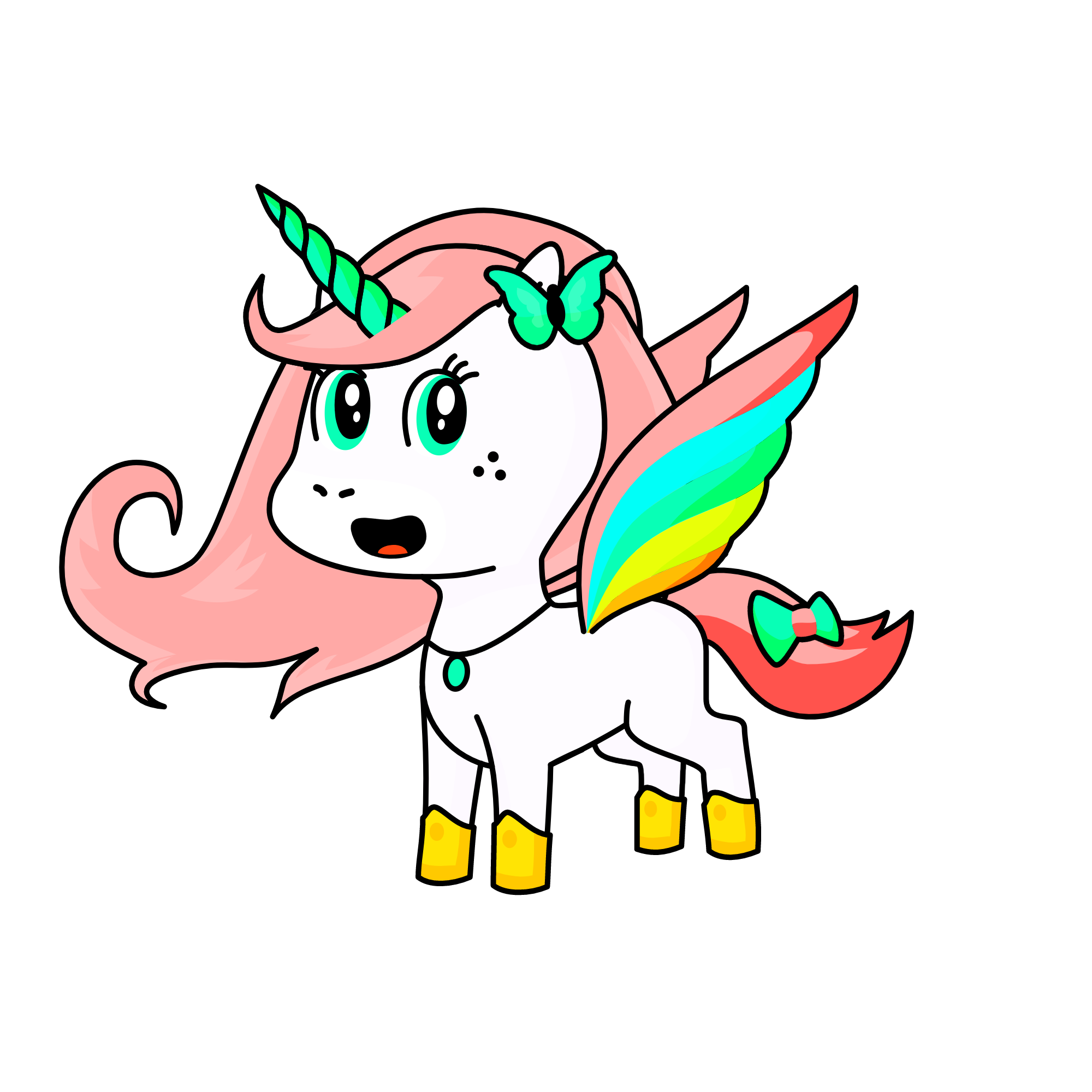 Princess Amelia , the unicorn