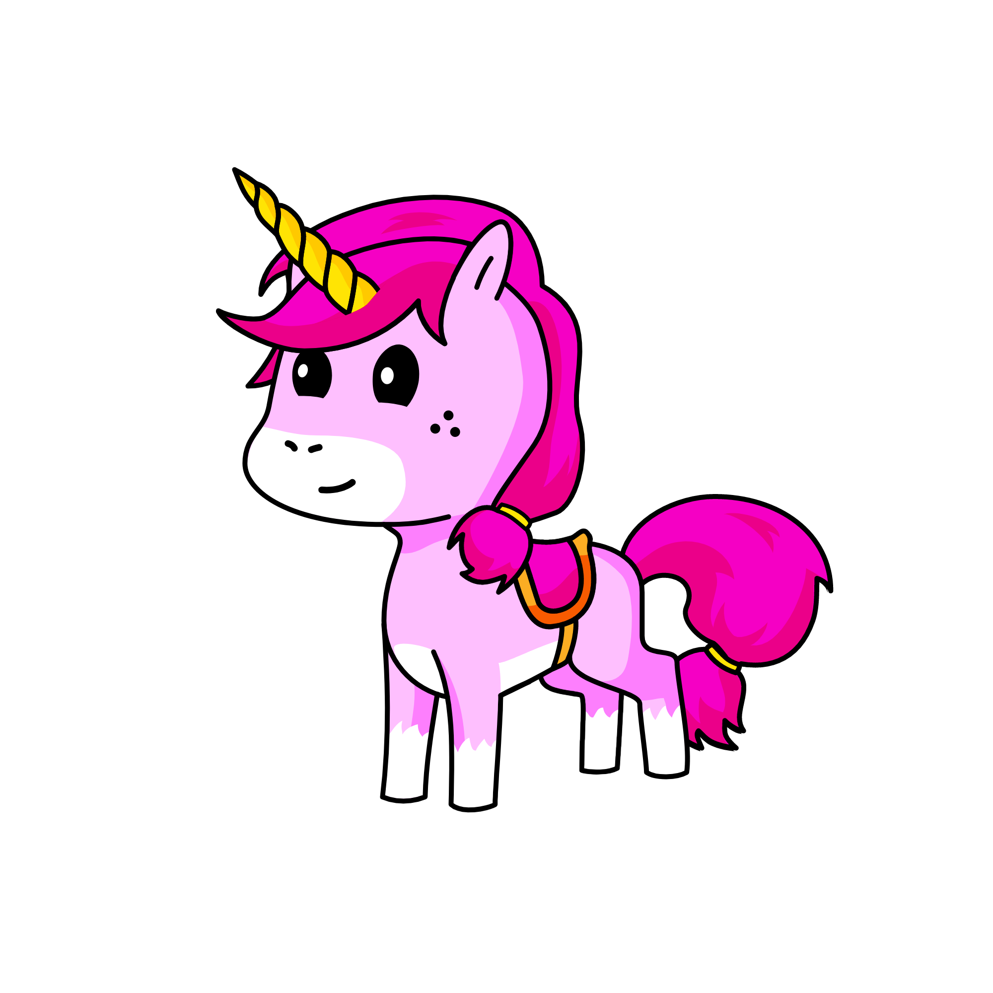 pony, the unicorn