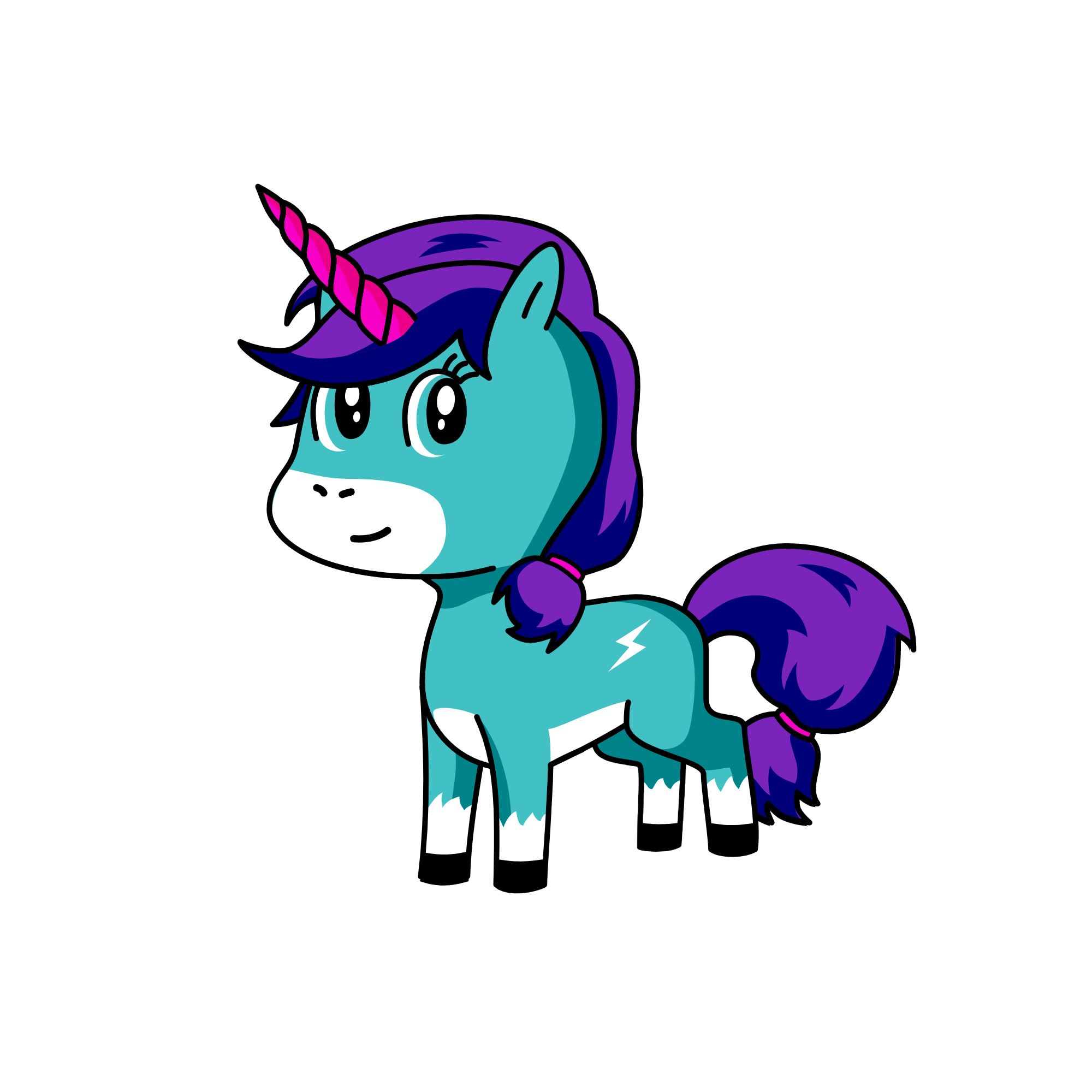 Pepper, the unicorn
