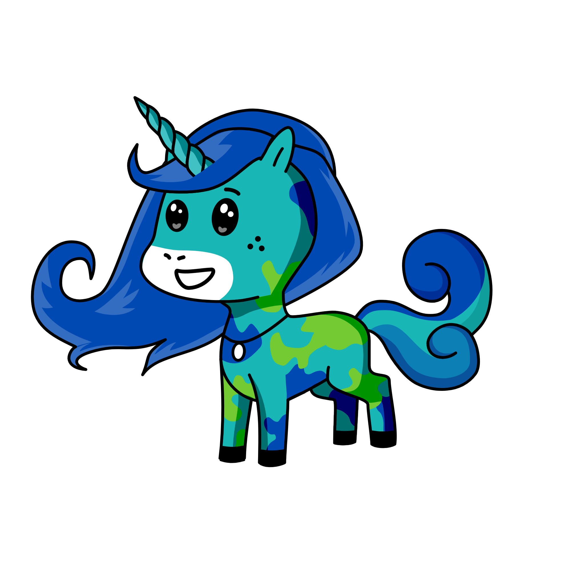 Earthicorn, the unicorn