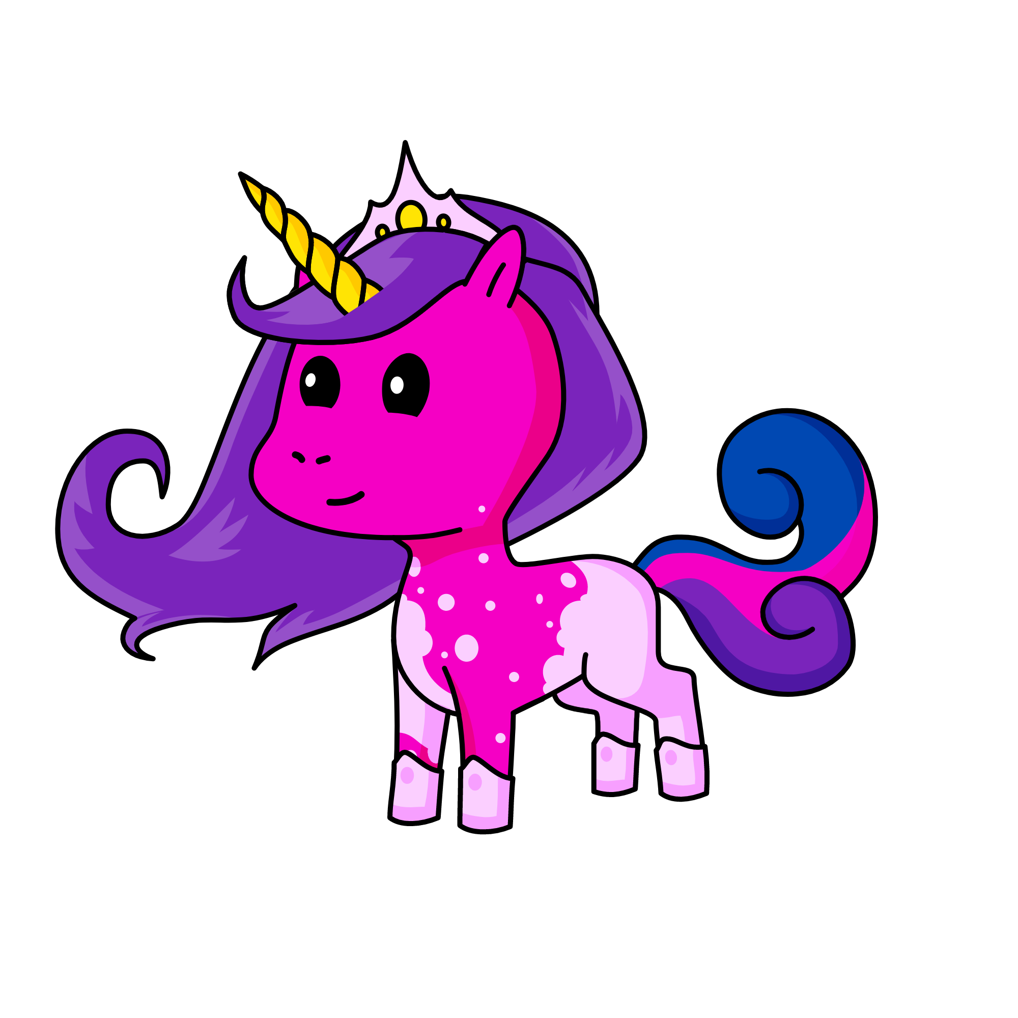 the princess of the clouds, the unicorn