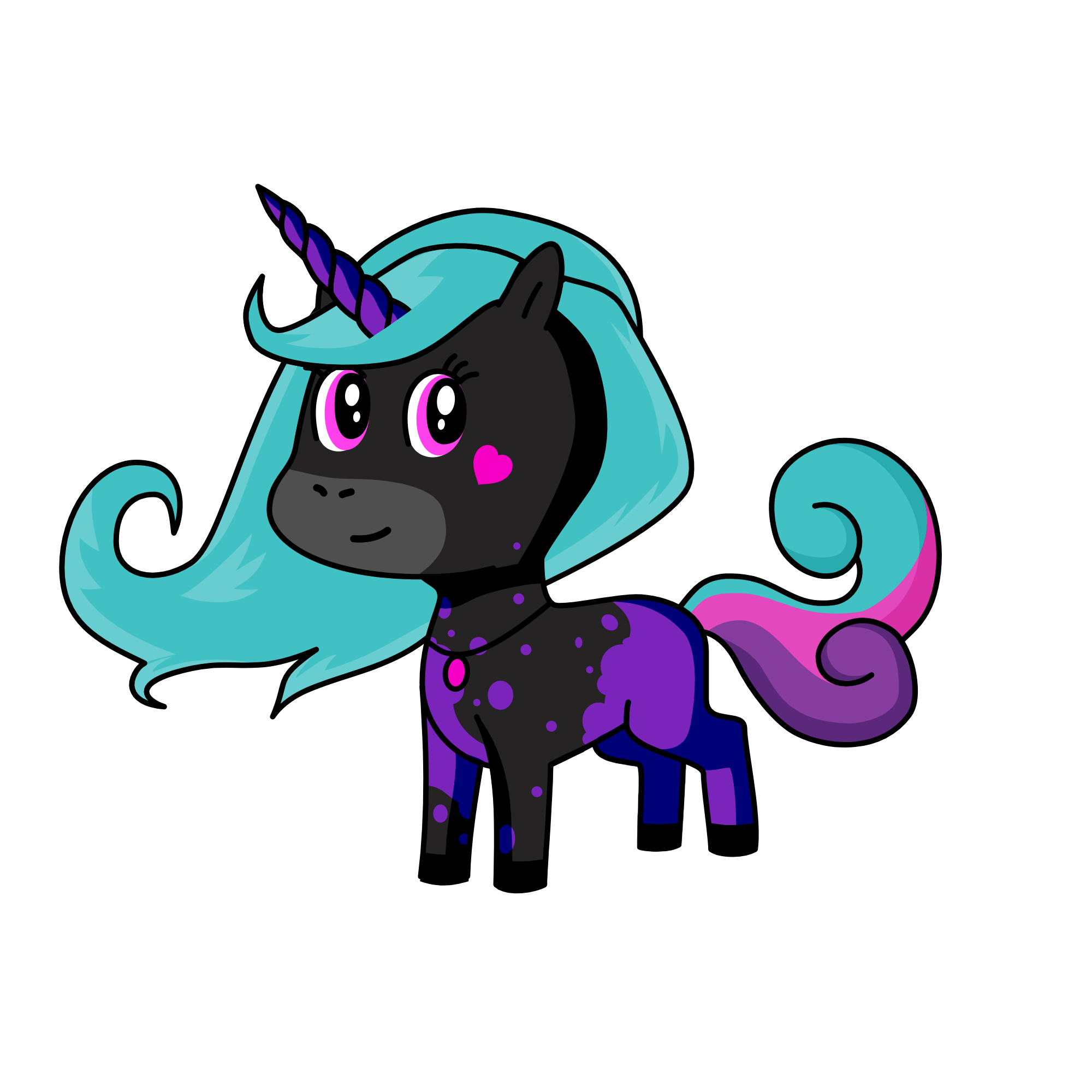 blackberry, the unicorn