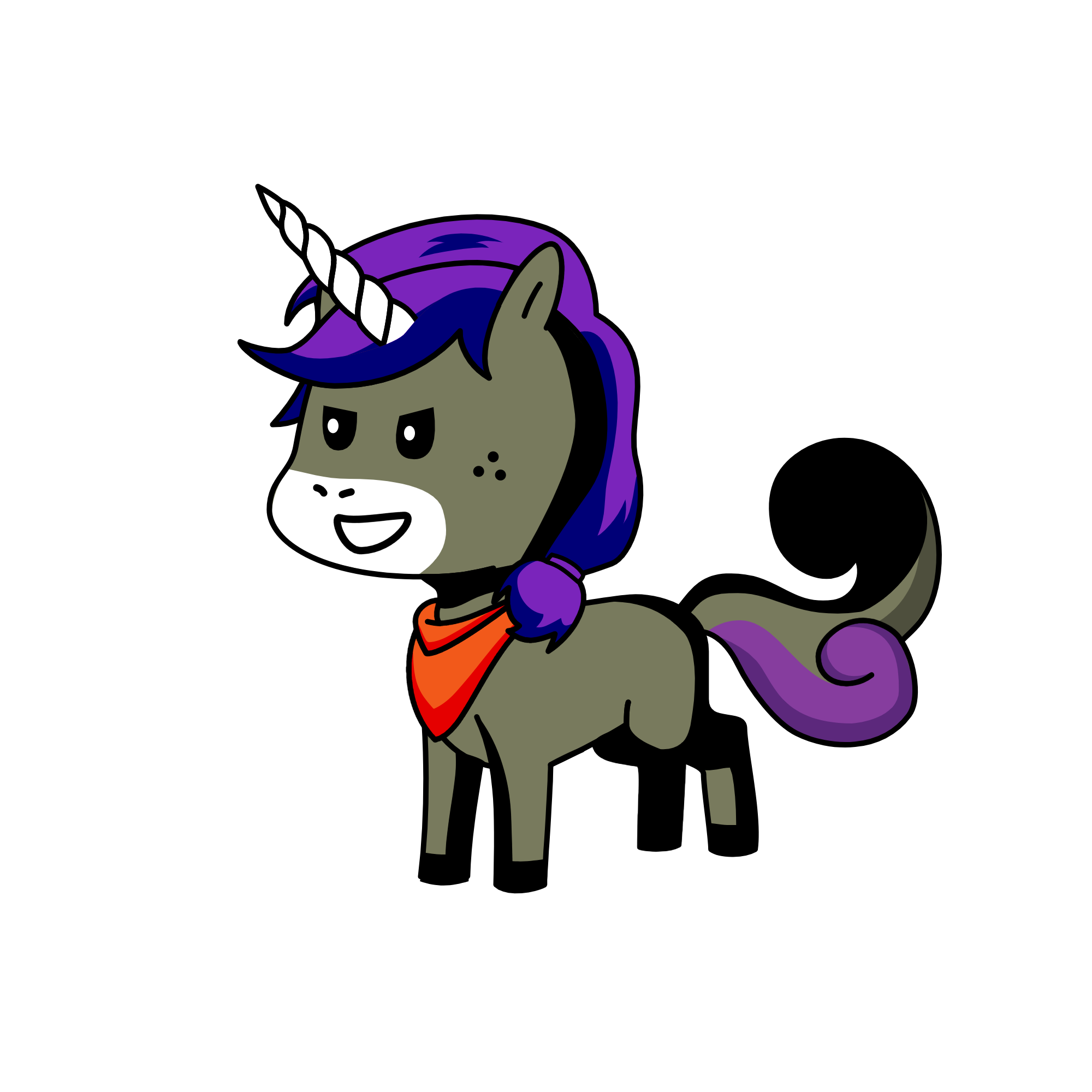 Evil Erica, the unicorn