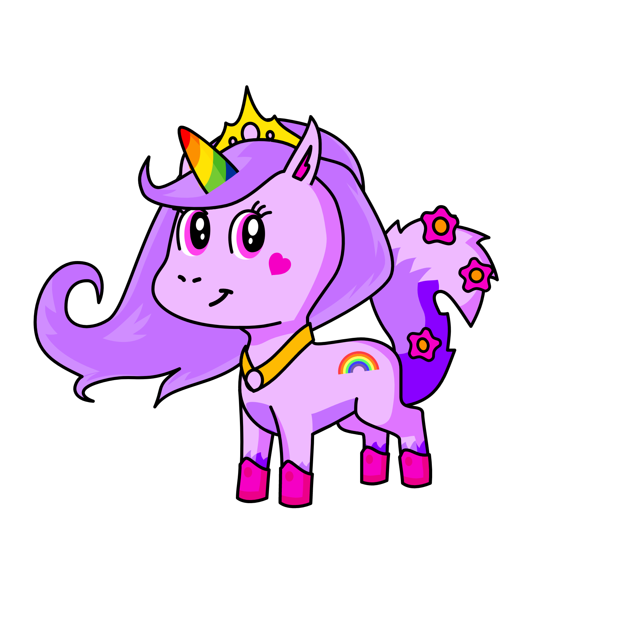 rainbow, the unicorn