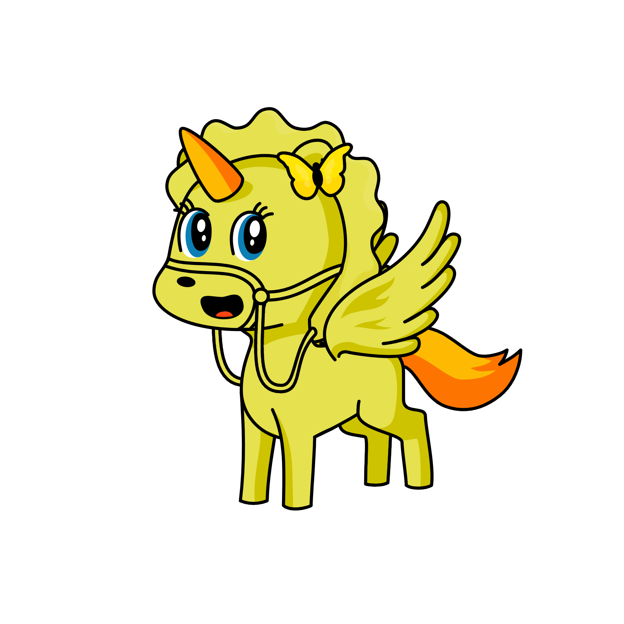 Chica the Chicken (Five Nights At Freddys ), the unicorn