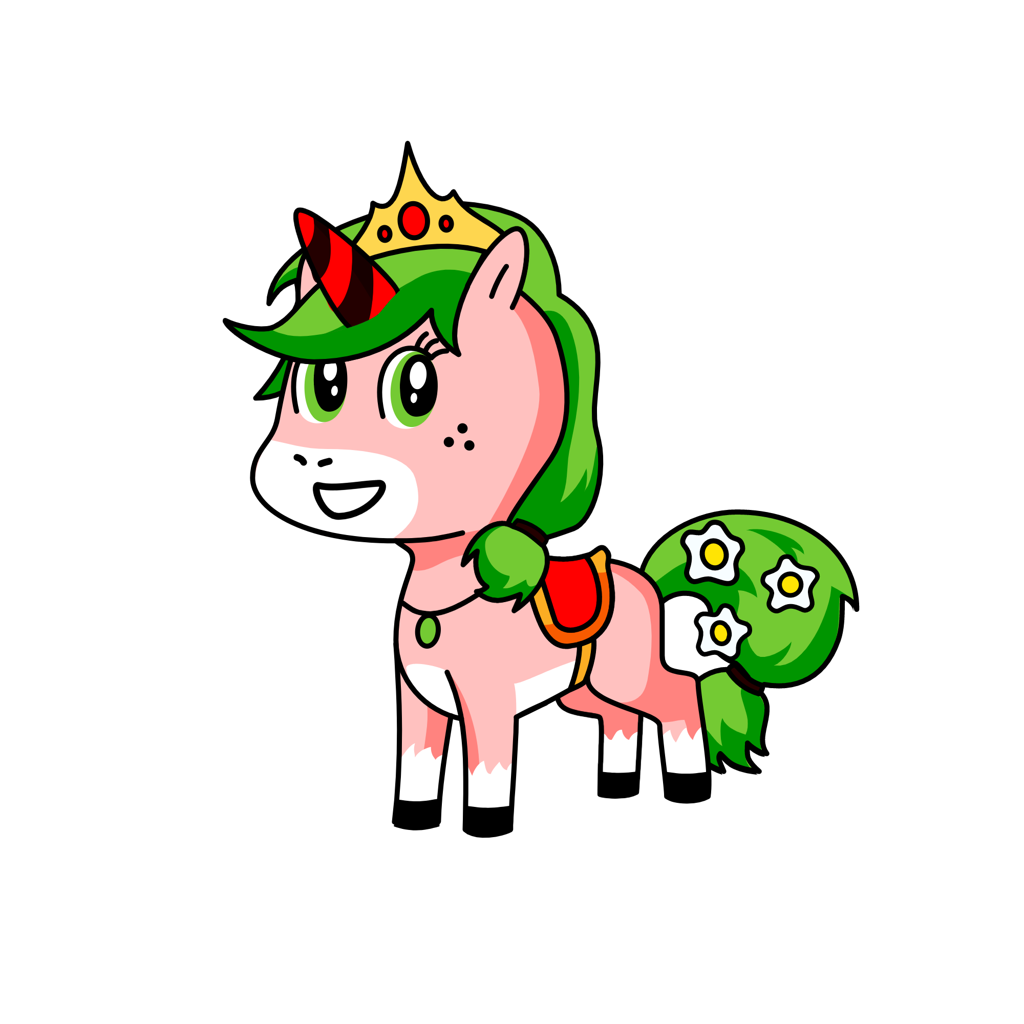 Strawberry Corn, the unicorn