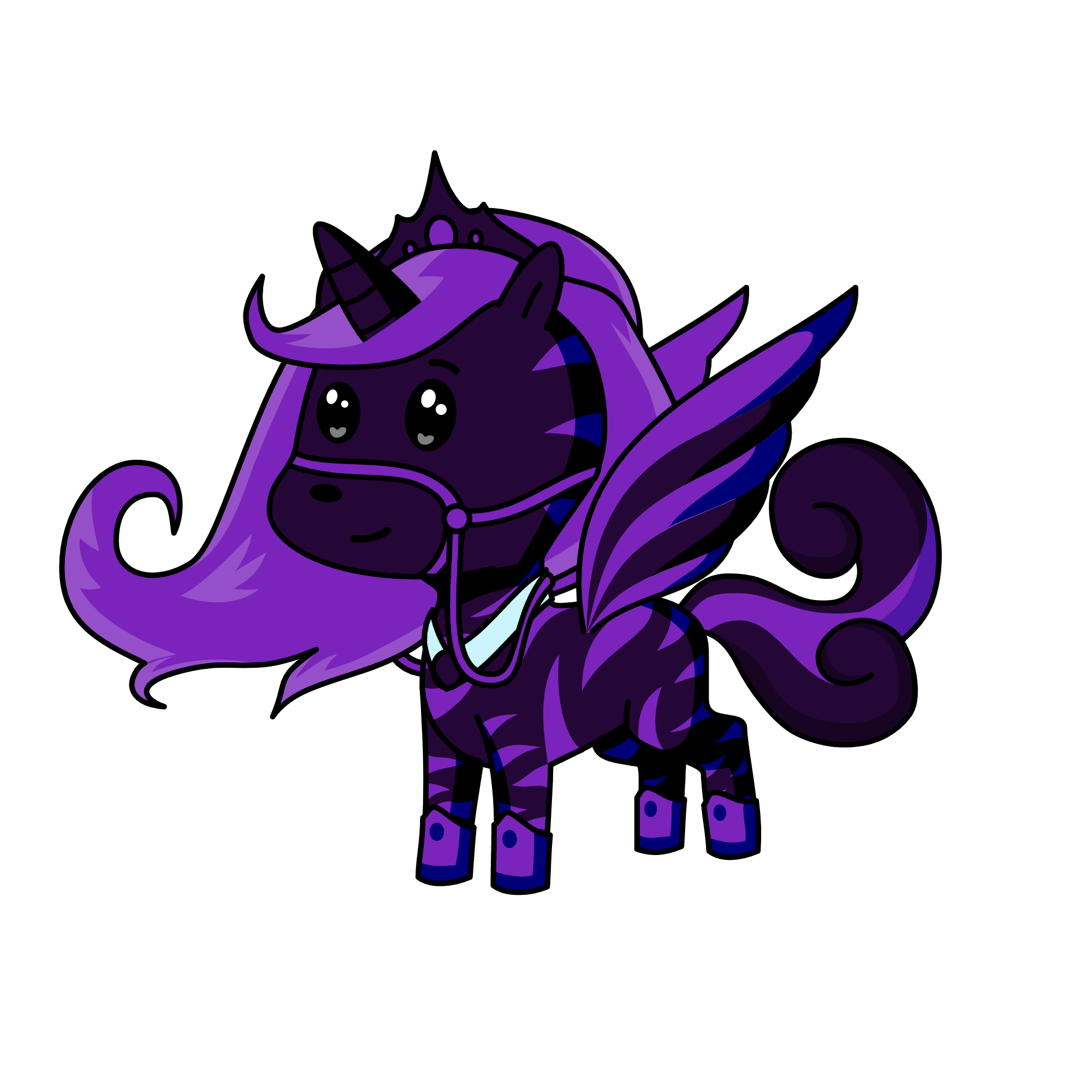 MoonStar The Queen Of All Darkness, the unicorn