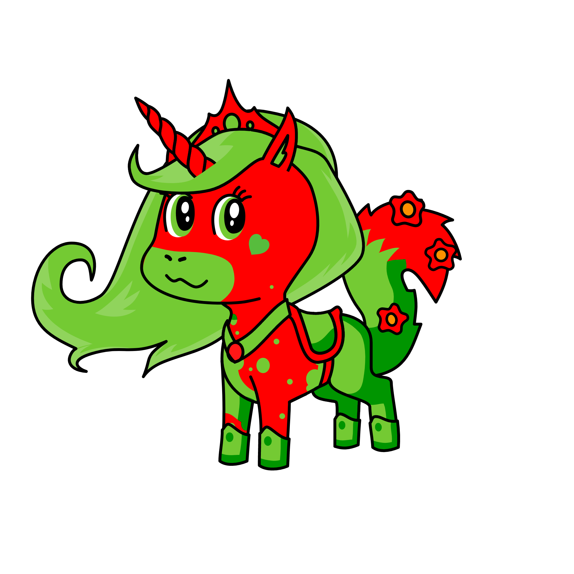 xmascorn princess/<3, the unicorn