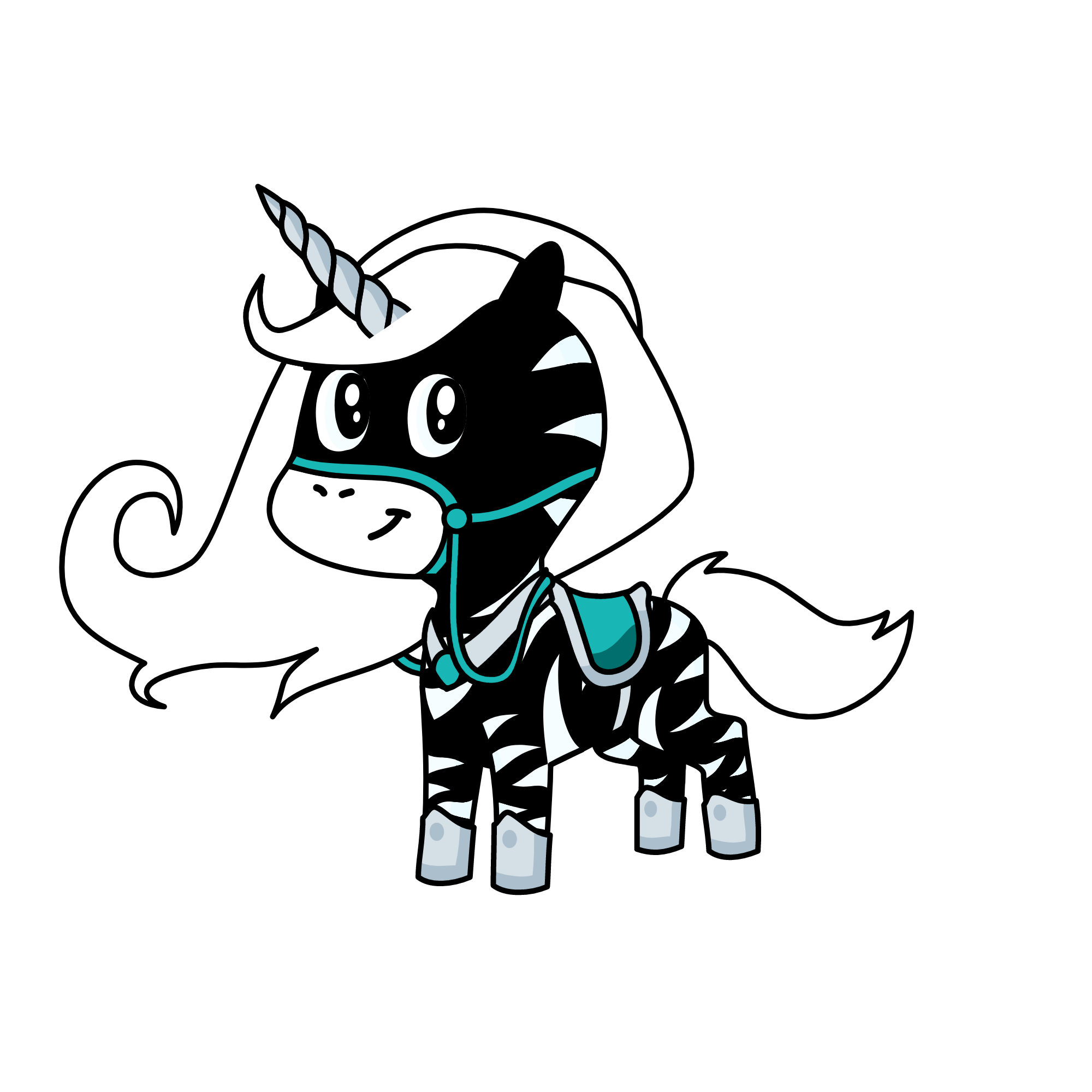 Zebracorn, the unicorn