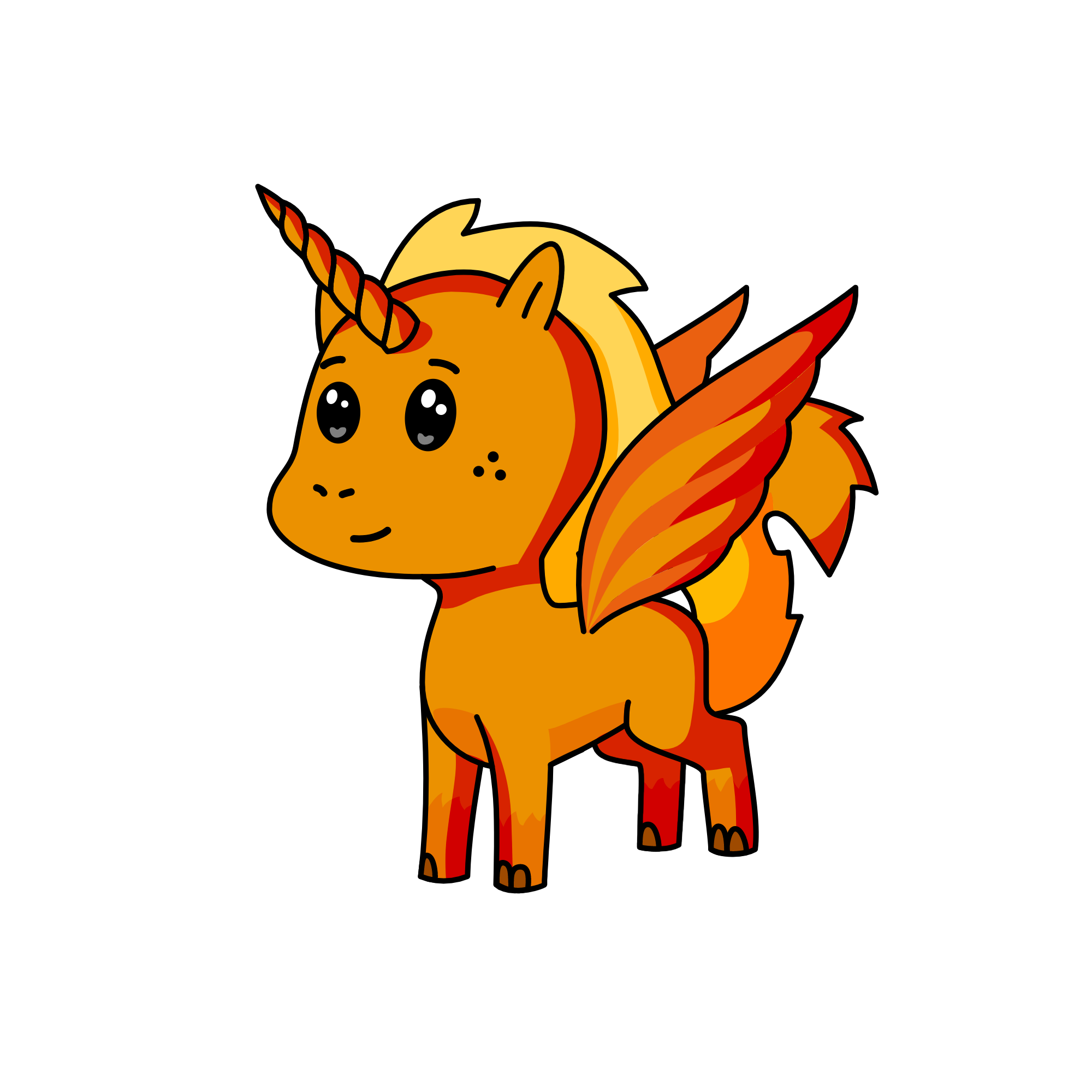 Clay, the unicorn