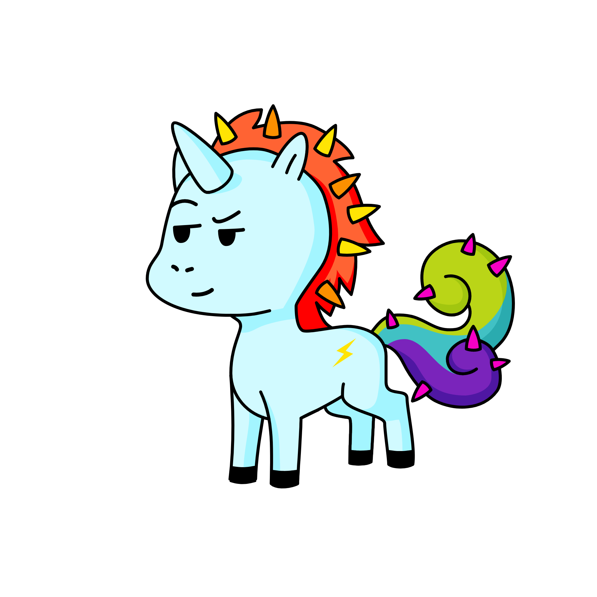 Rainbow dash???, the unicorn