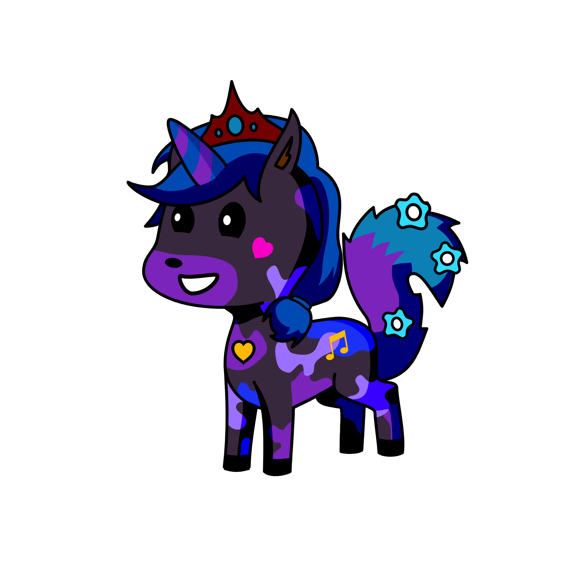Midnight, the unicorn