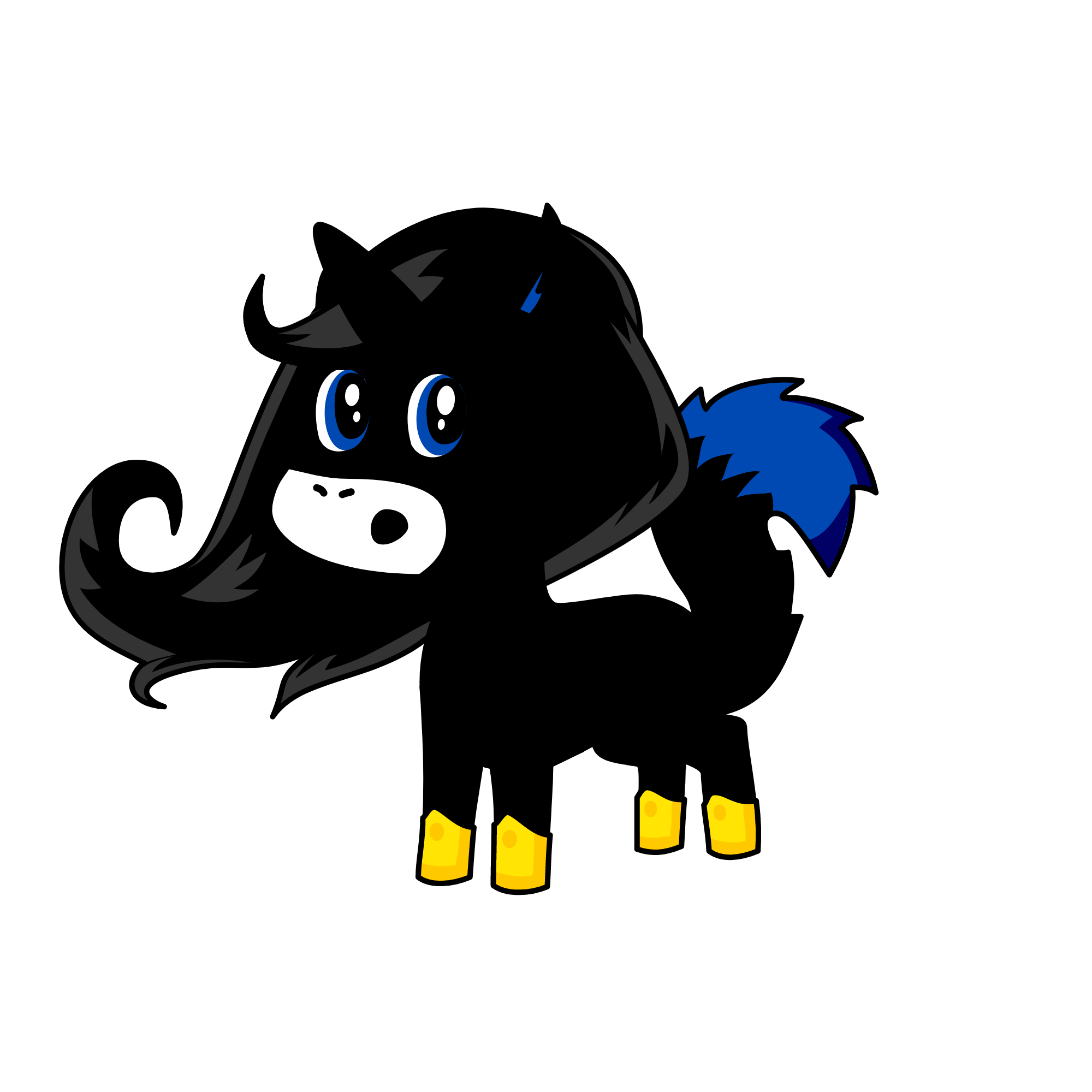 moonlight, the unicorn