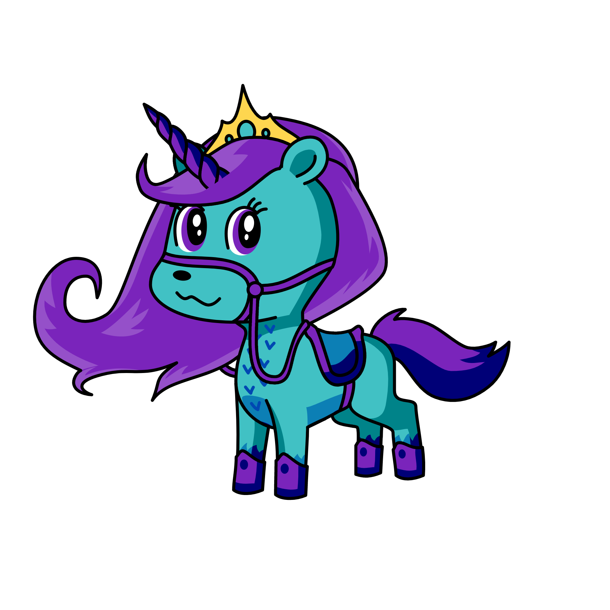 Moonlight, the unicorn