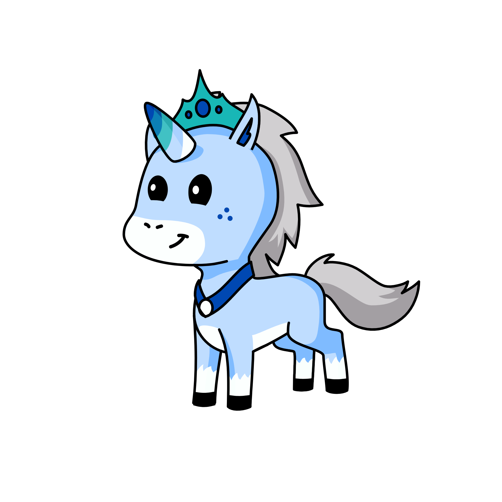 Winter, the unicorn