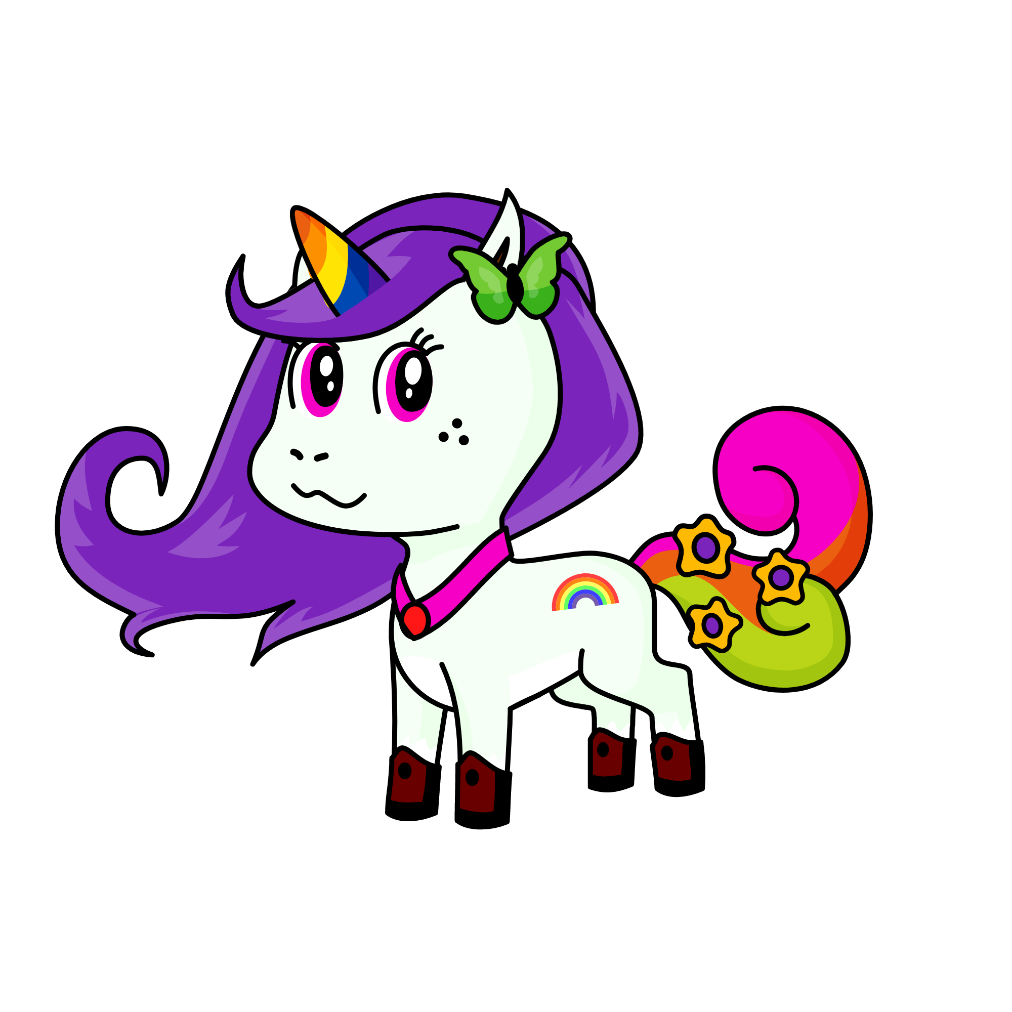 rainbow, the unicorn