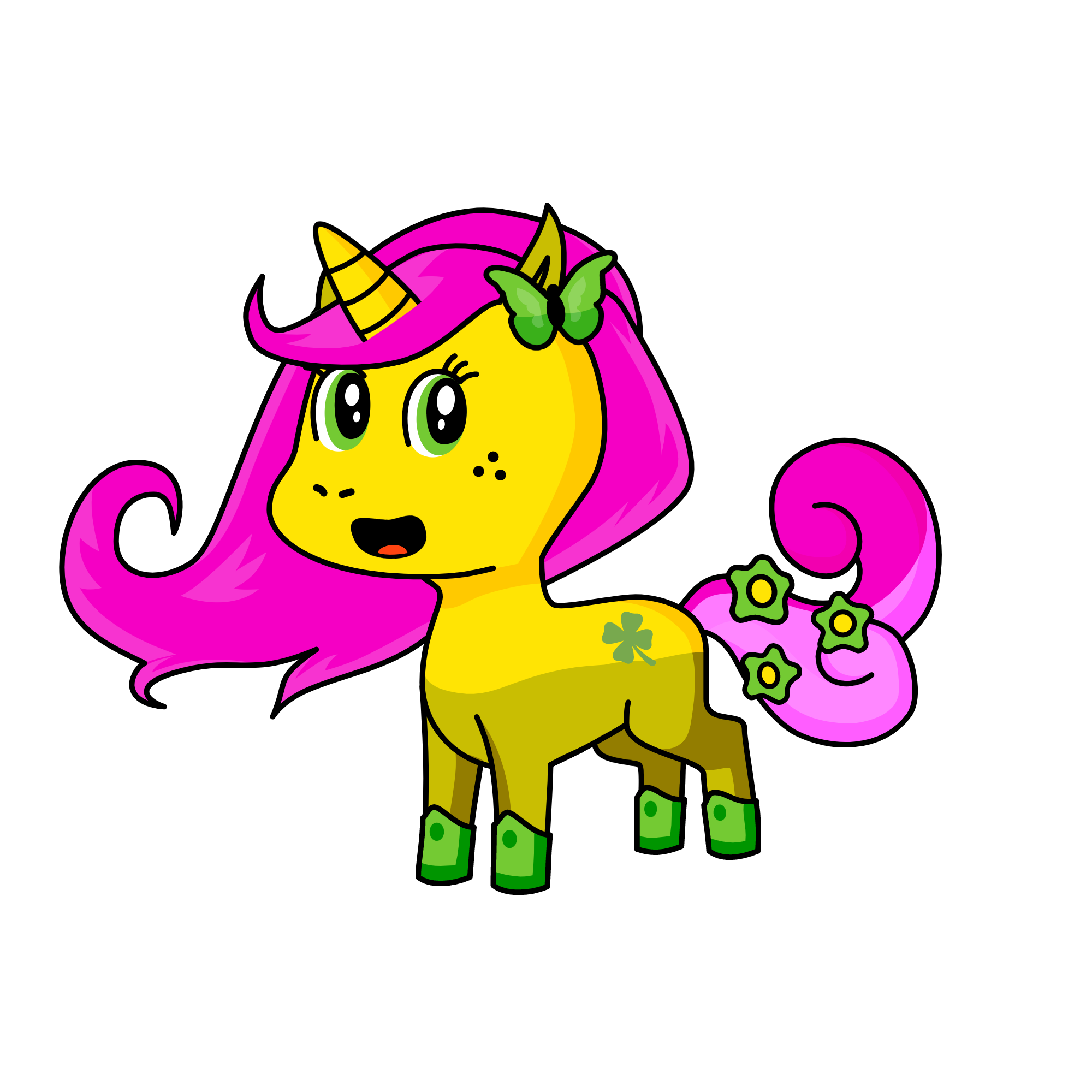 fluttershy, the unicorn