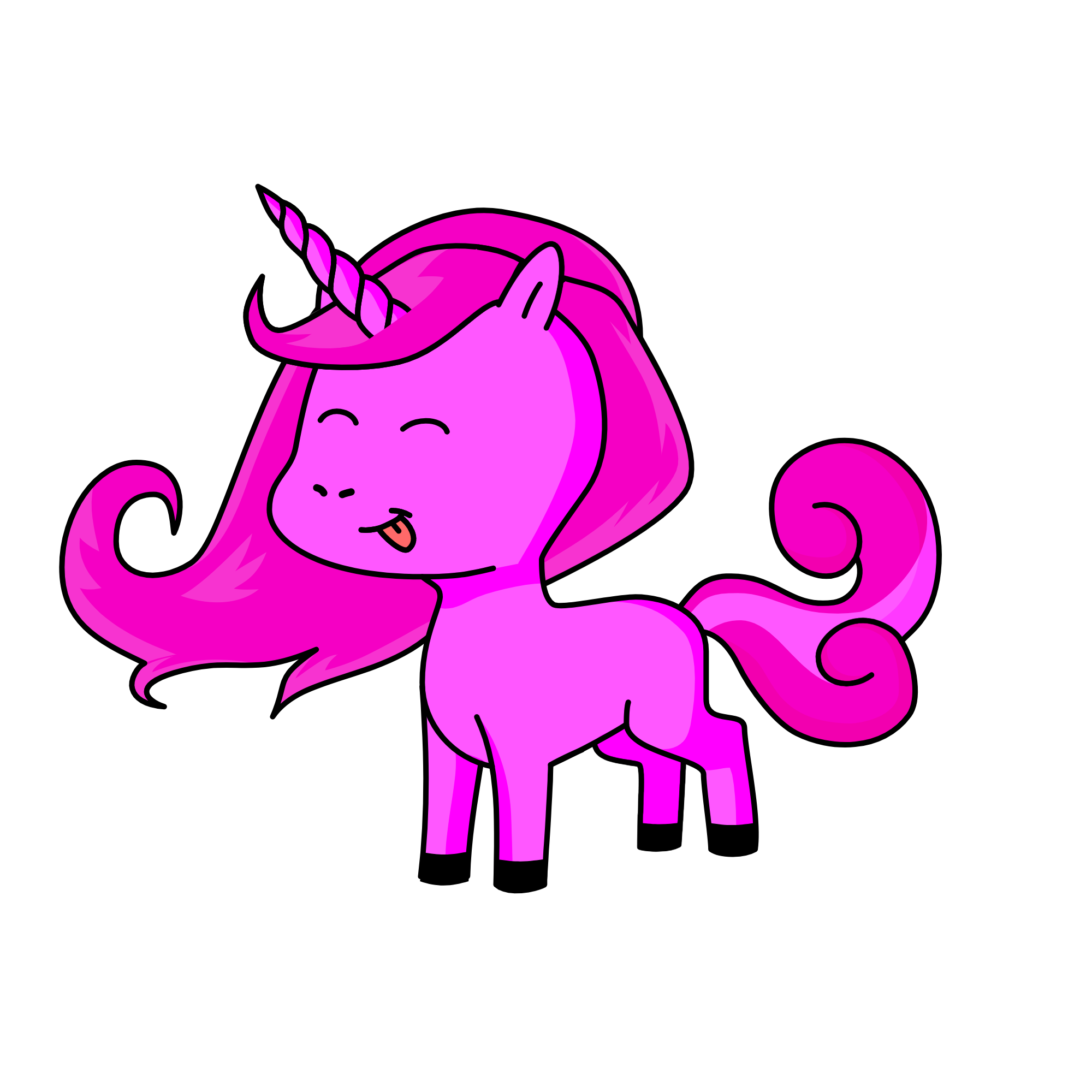 Pinky, the unicorn