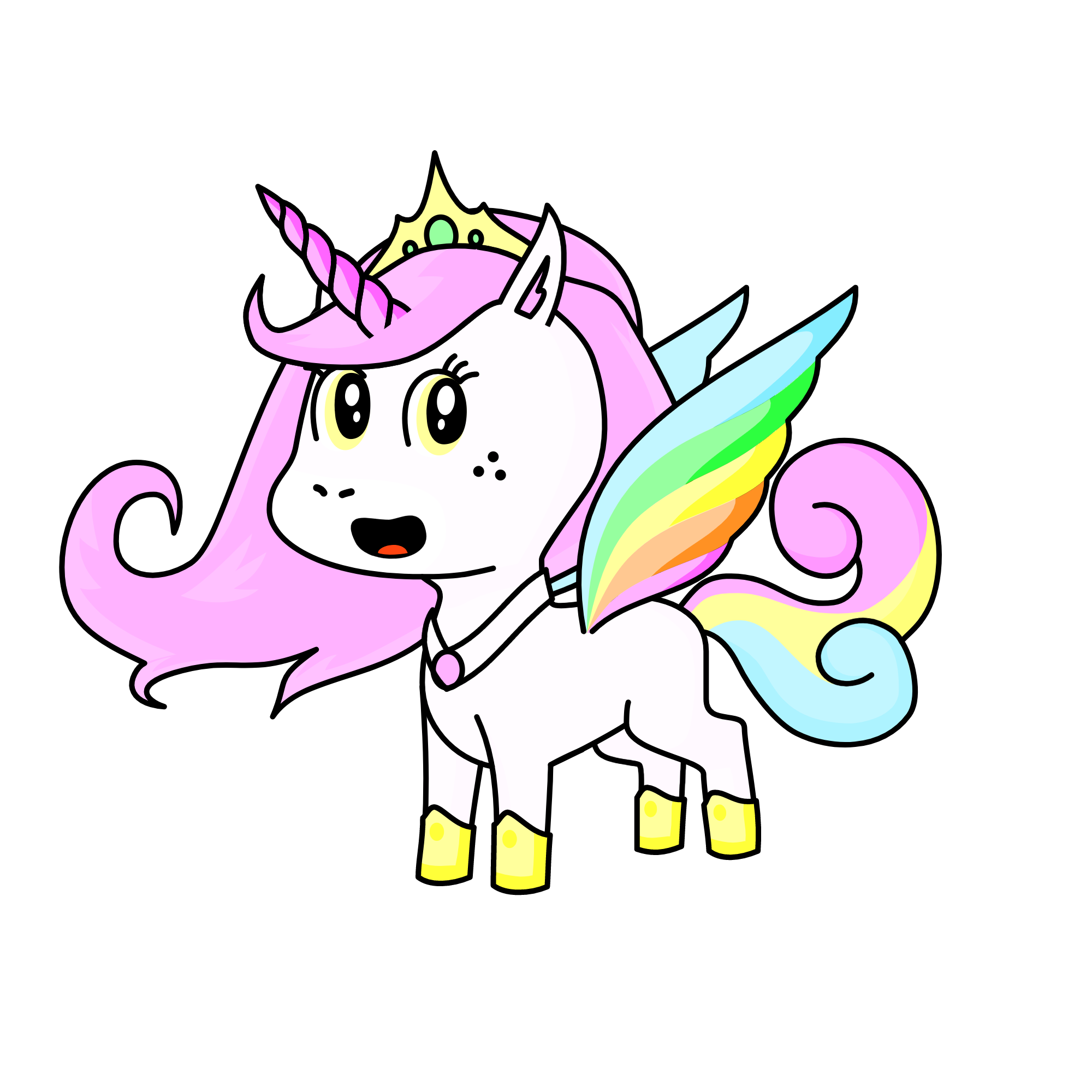 Princess Pastel, the unicorn