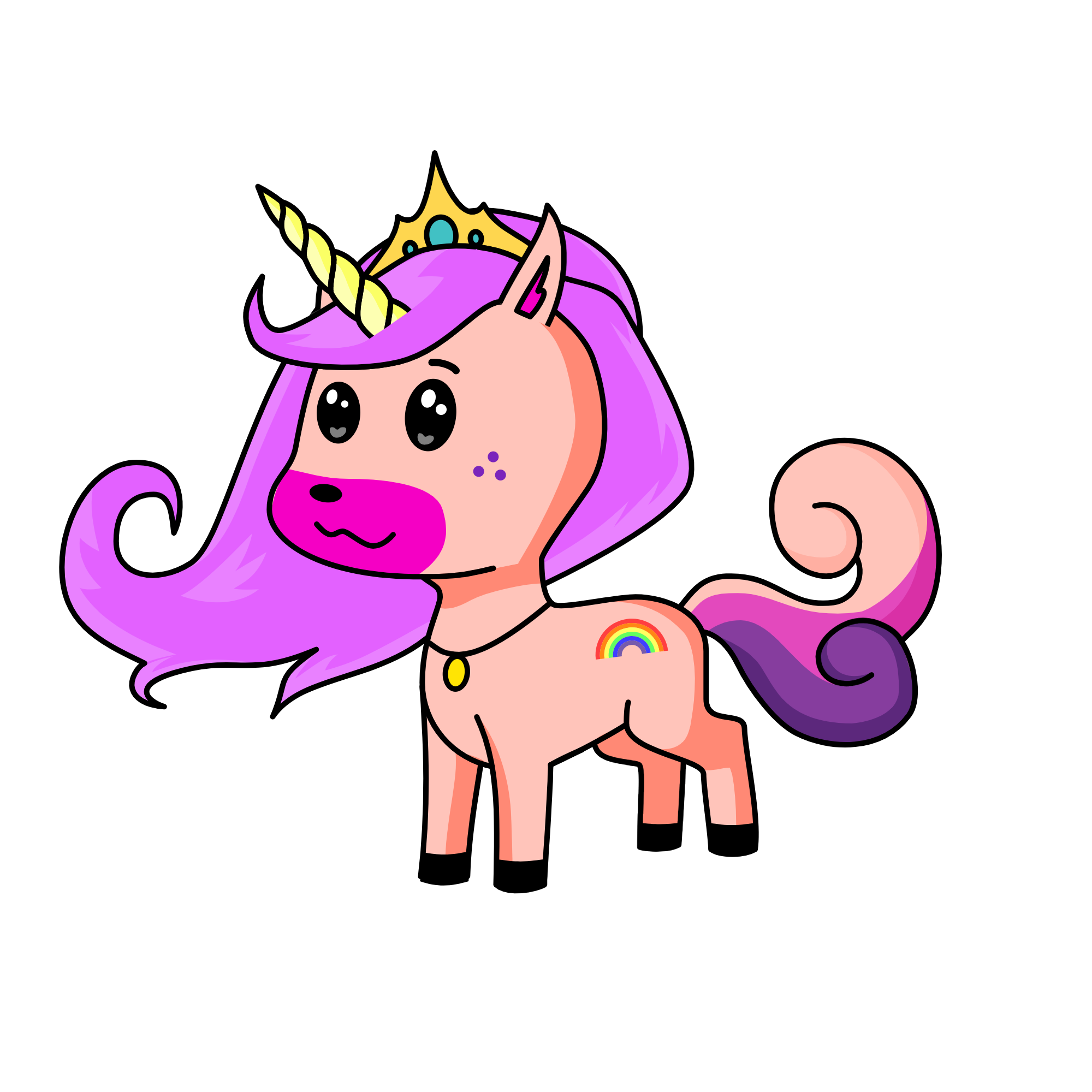 peachy, the unicorn