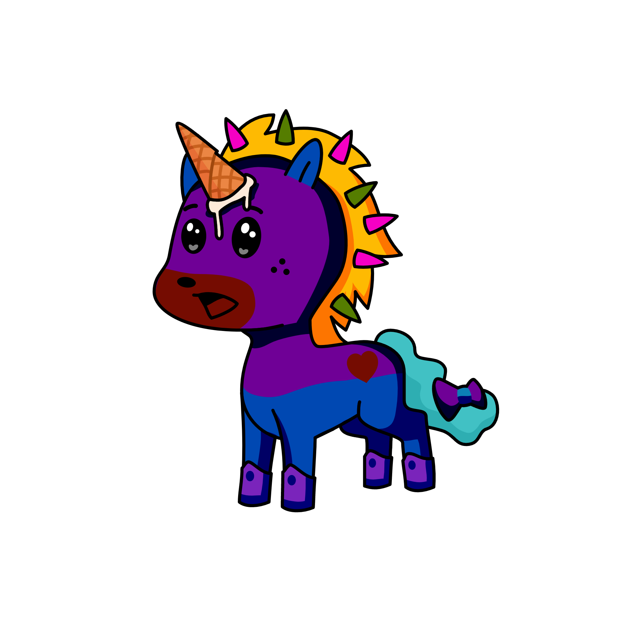 Trashy, the unicorn